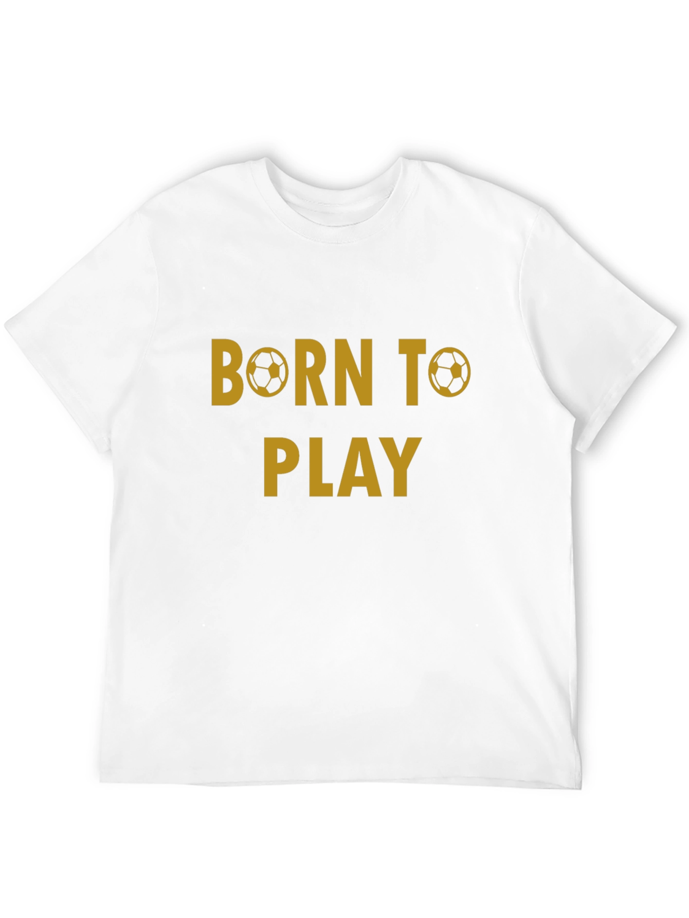 Born to Play Soccer T-Shirt - Black
