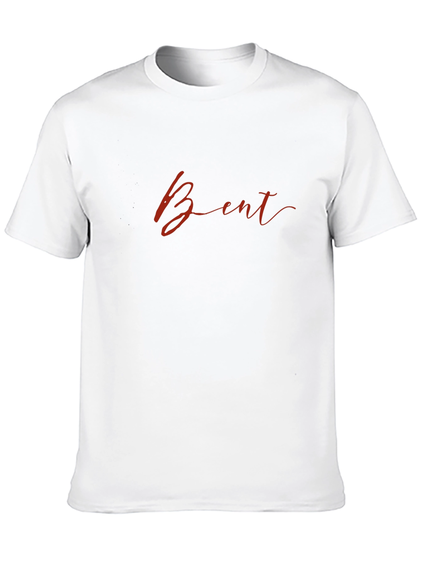 Bent Script Black T-Shirt - Modern Casual Wear