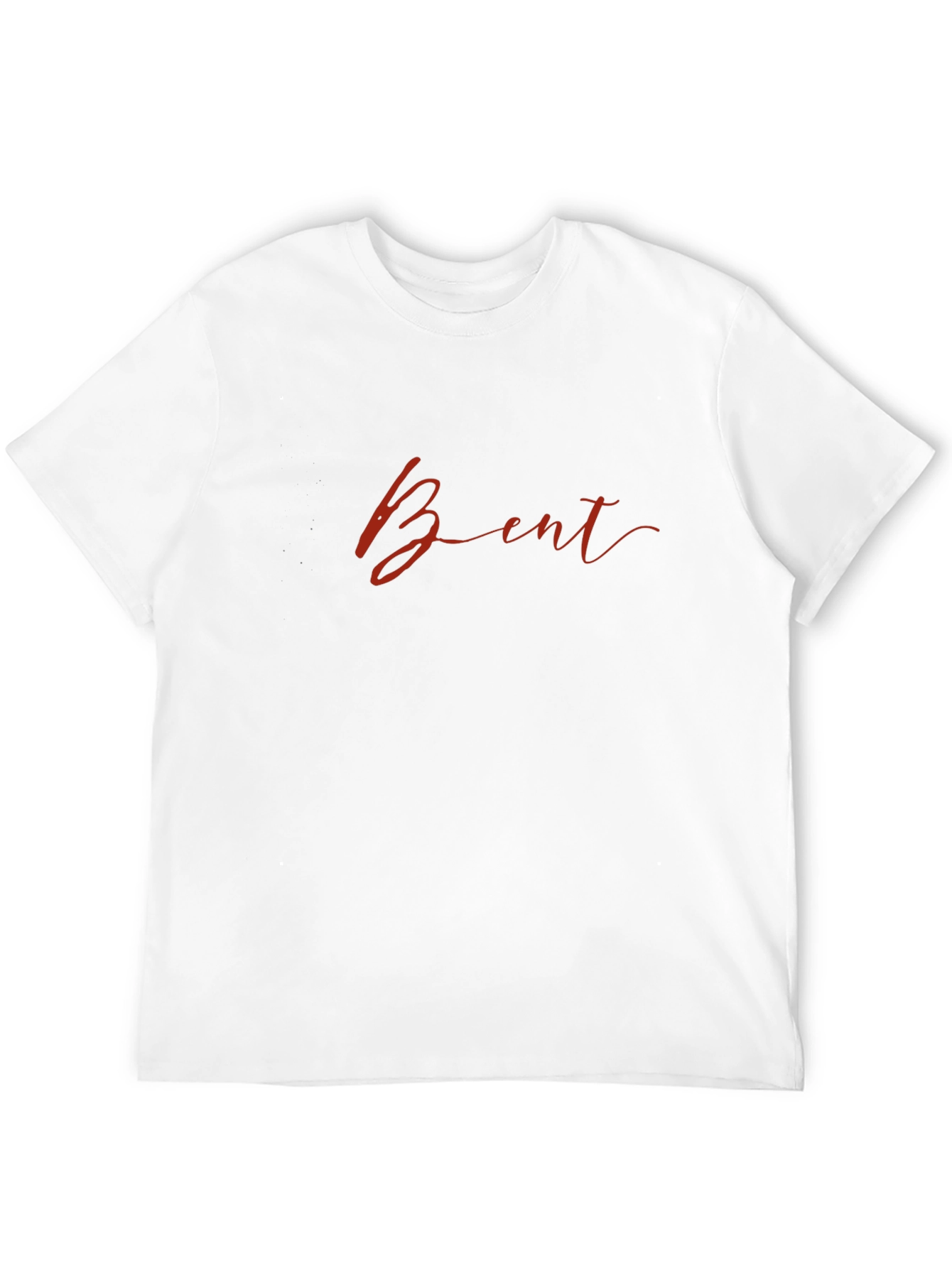 Bent Script Black T-Shirt - Modern Casual Wear