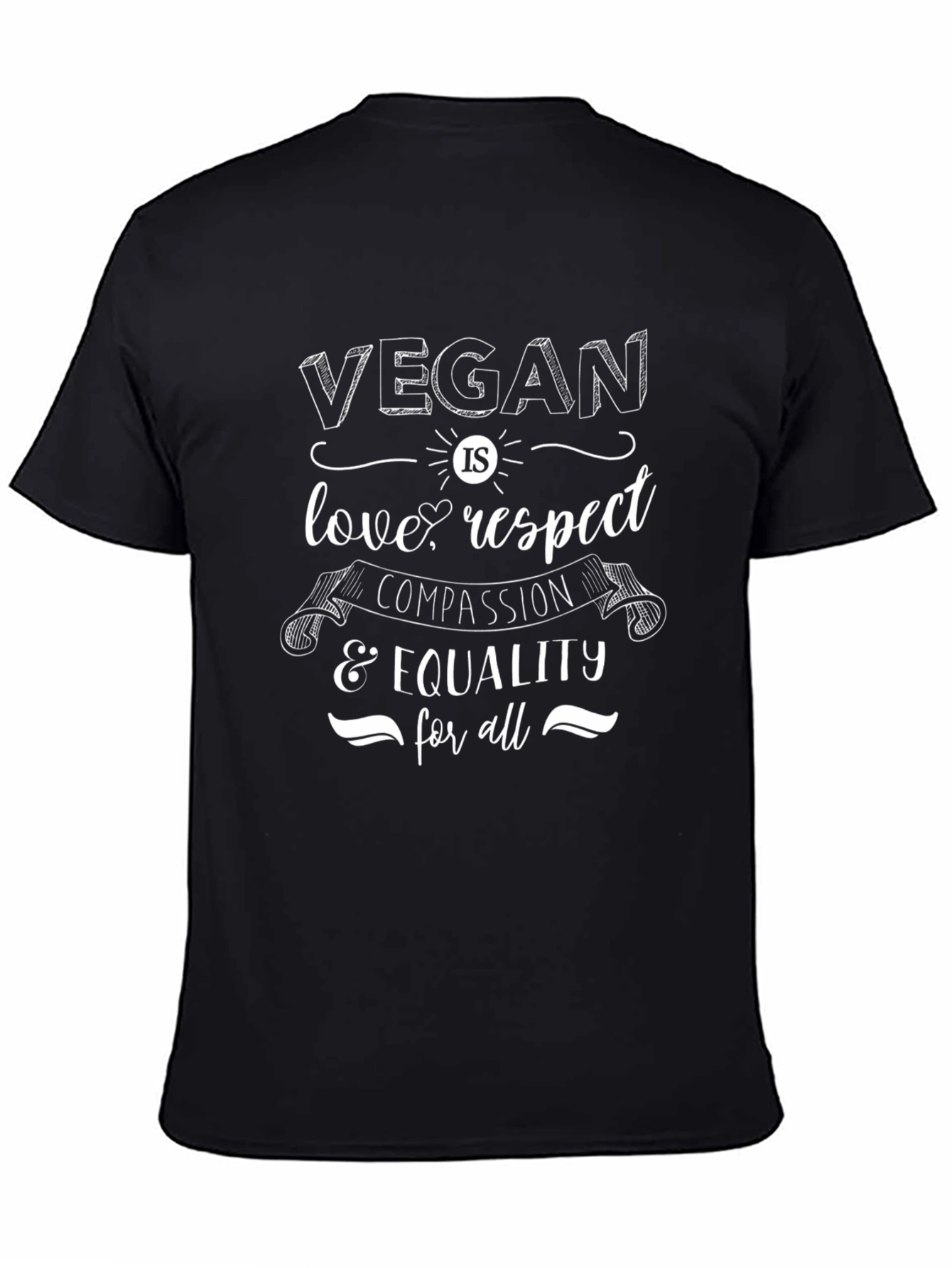 Vegan Is Love & Respect Graphic Tee