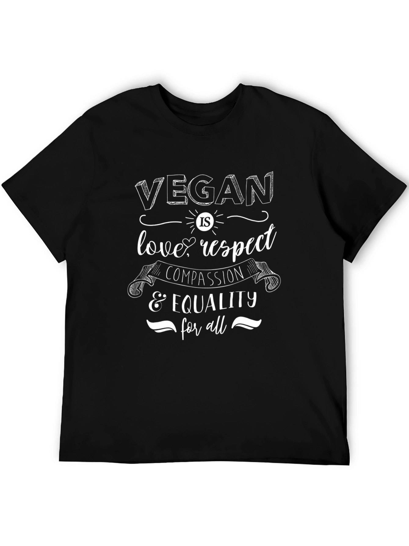 Vegan Is Love & Respect Graphic Tee