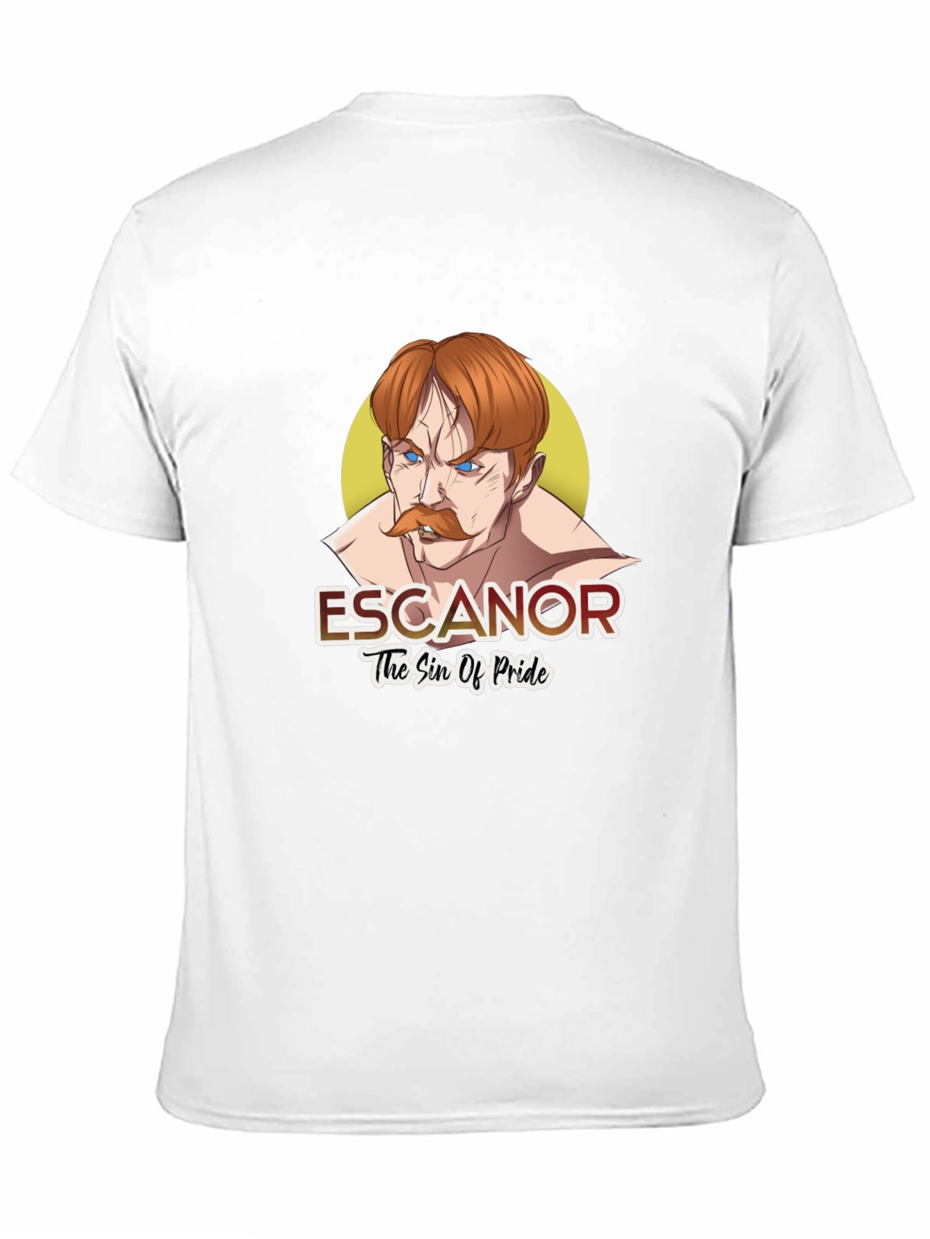 Escanor Seven Deadly Sins Anime Black T-Shirt