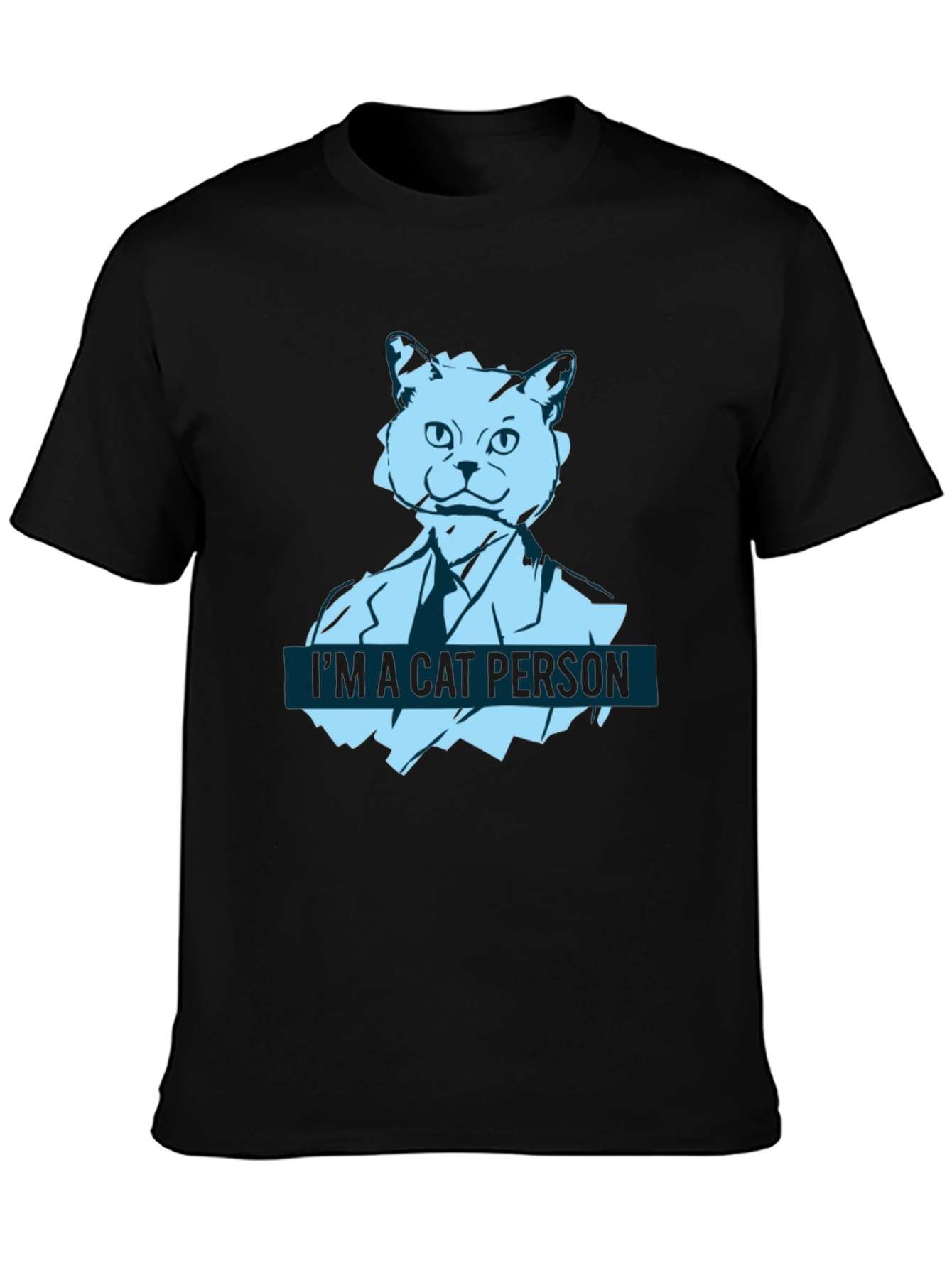 Im a Cat Person T-Shirt - Black