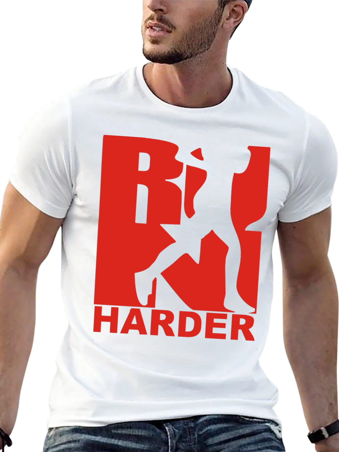 Run Harder Graphic T-Shirt - Athletic Training Tee