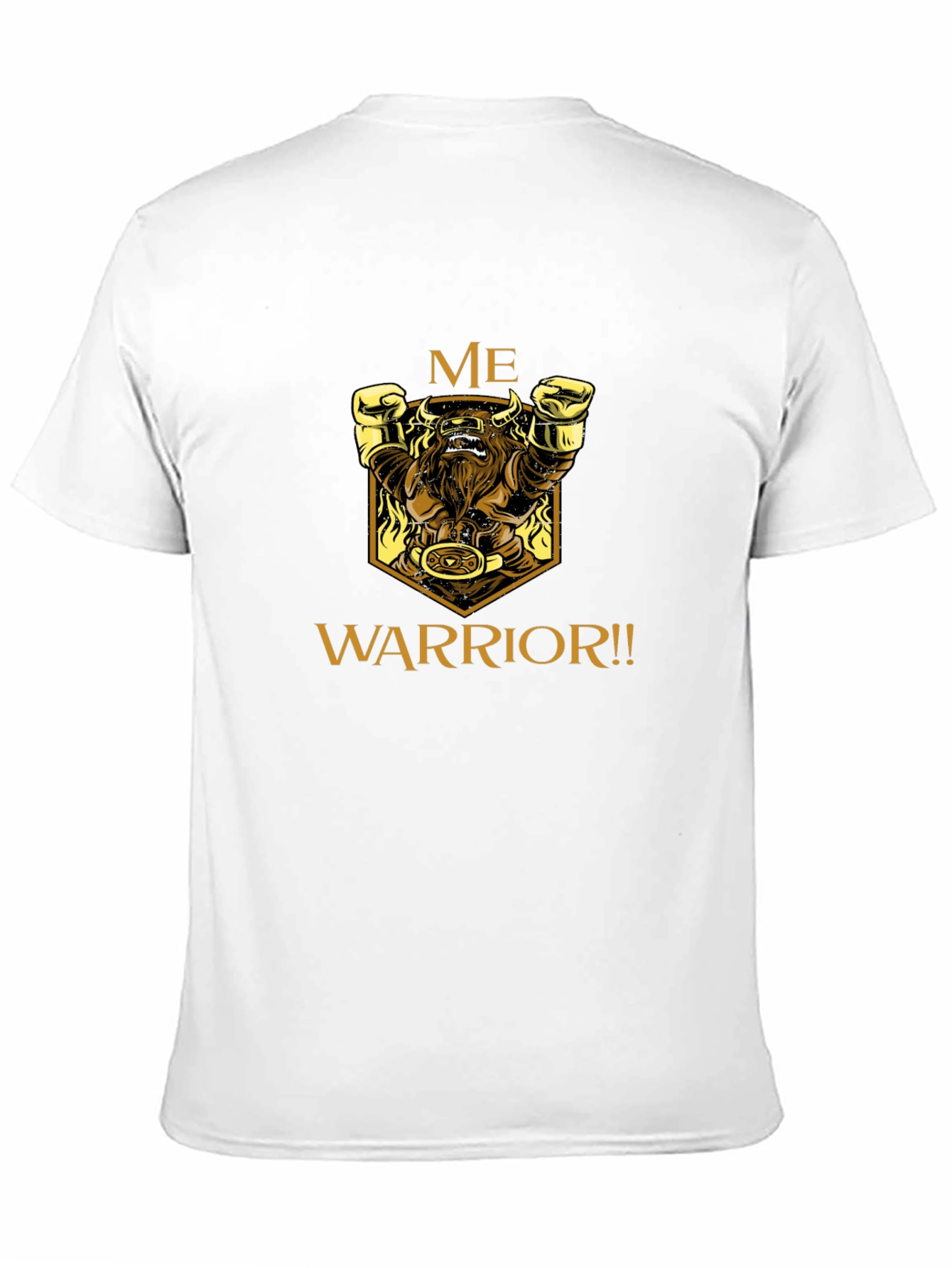 Me Warrior Graphic Black T-Shirt