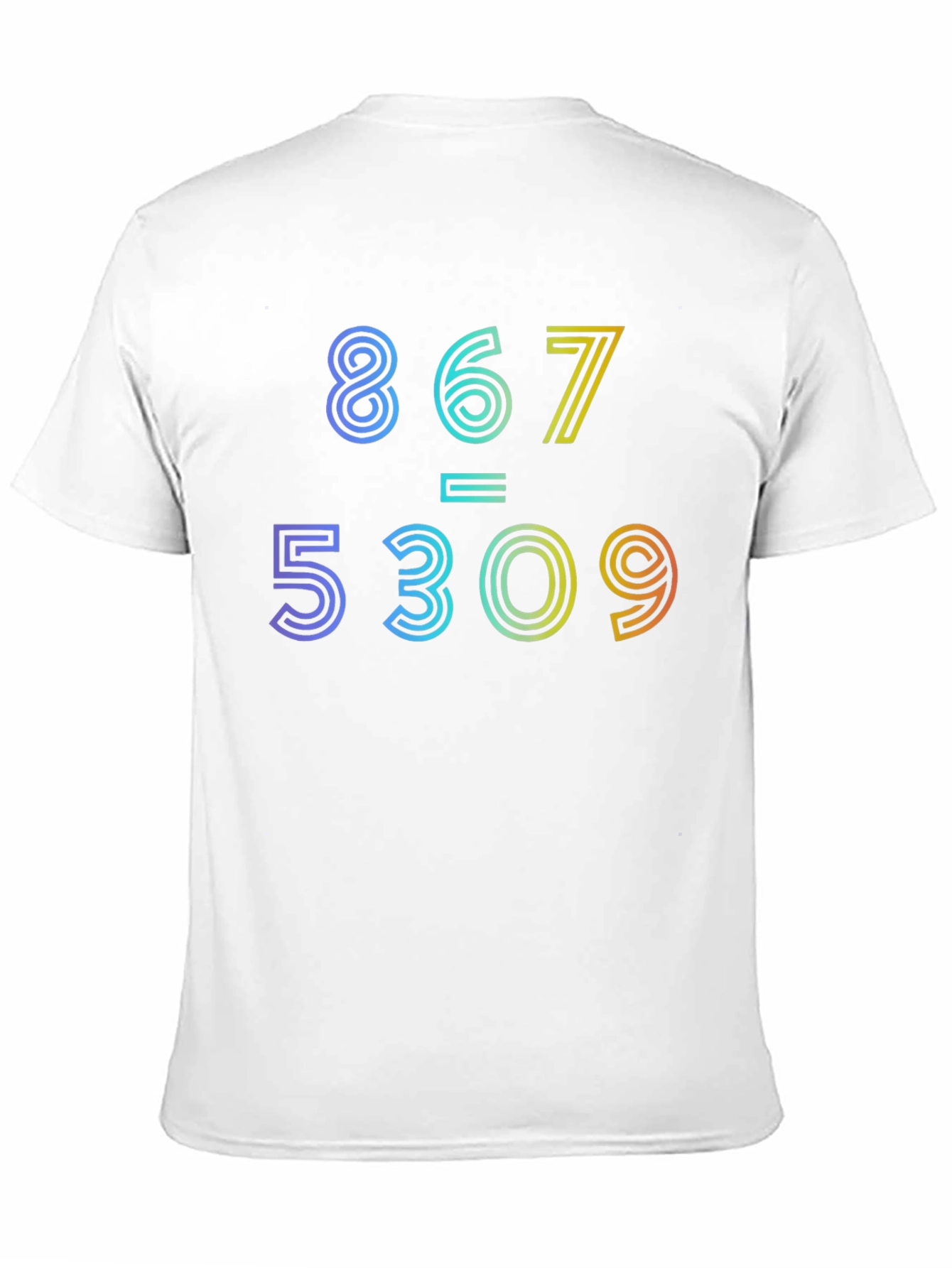 867-5309 Mens Graphic Tee - Jennys Number!