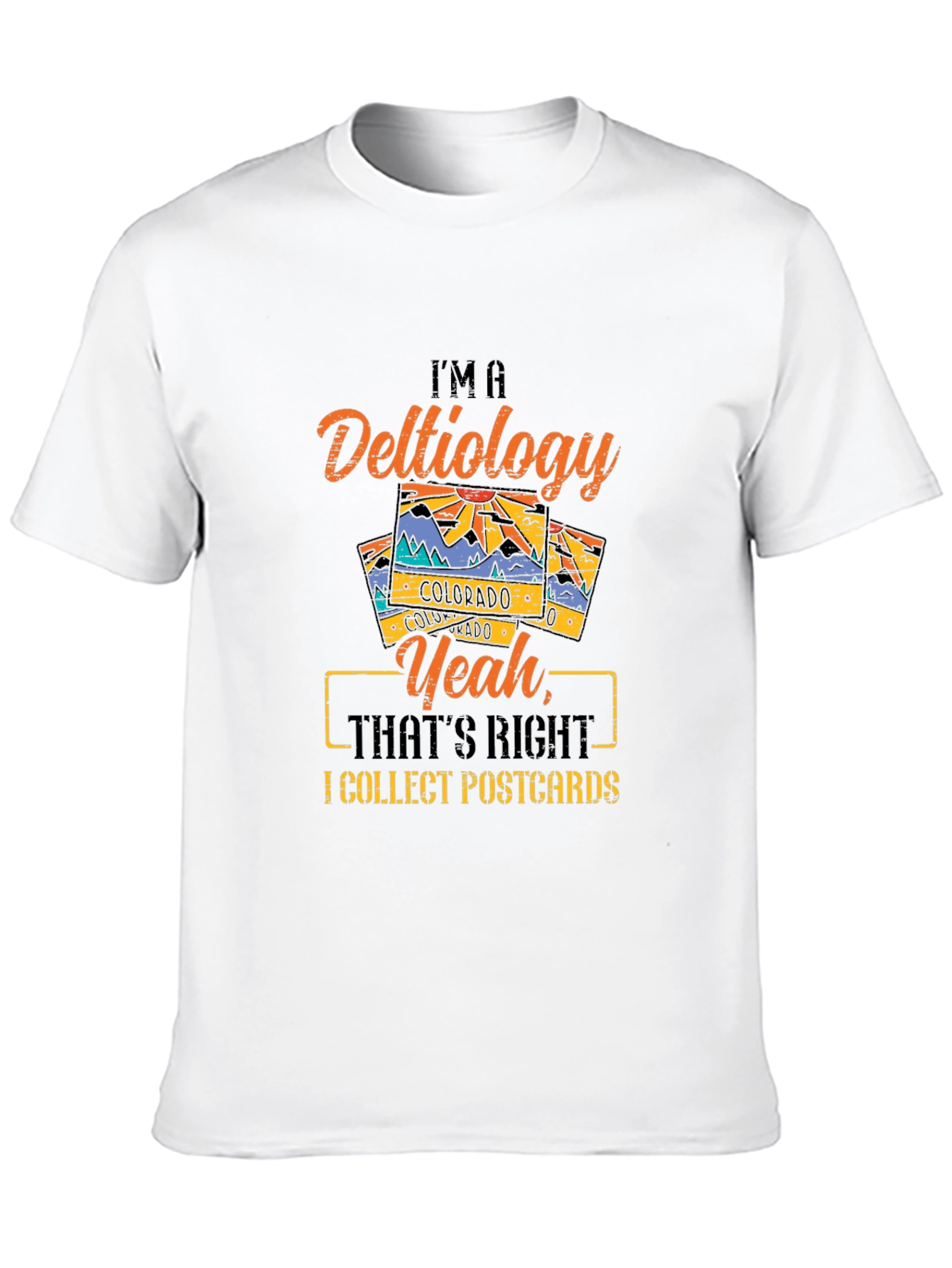 Deltiology Postcard Collector T-Shirt