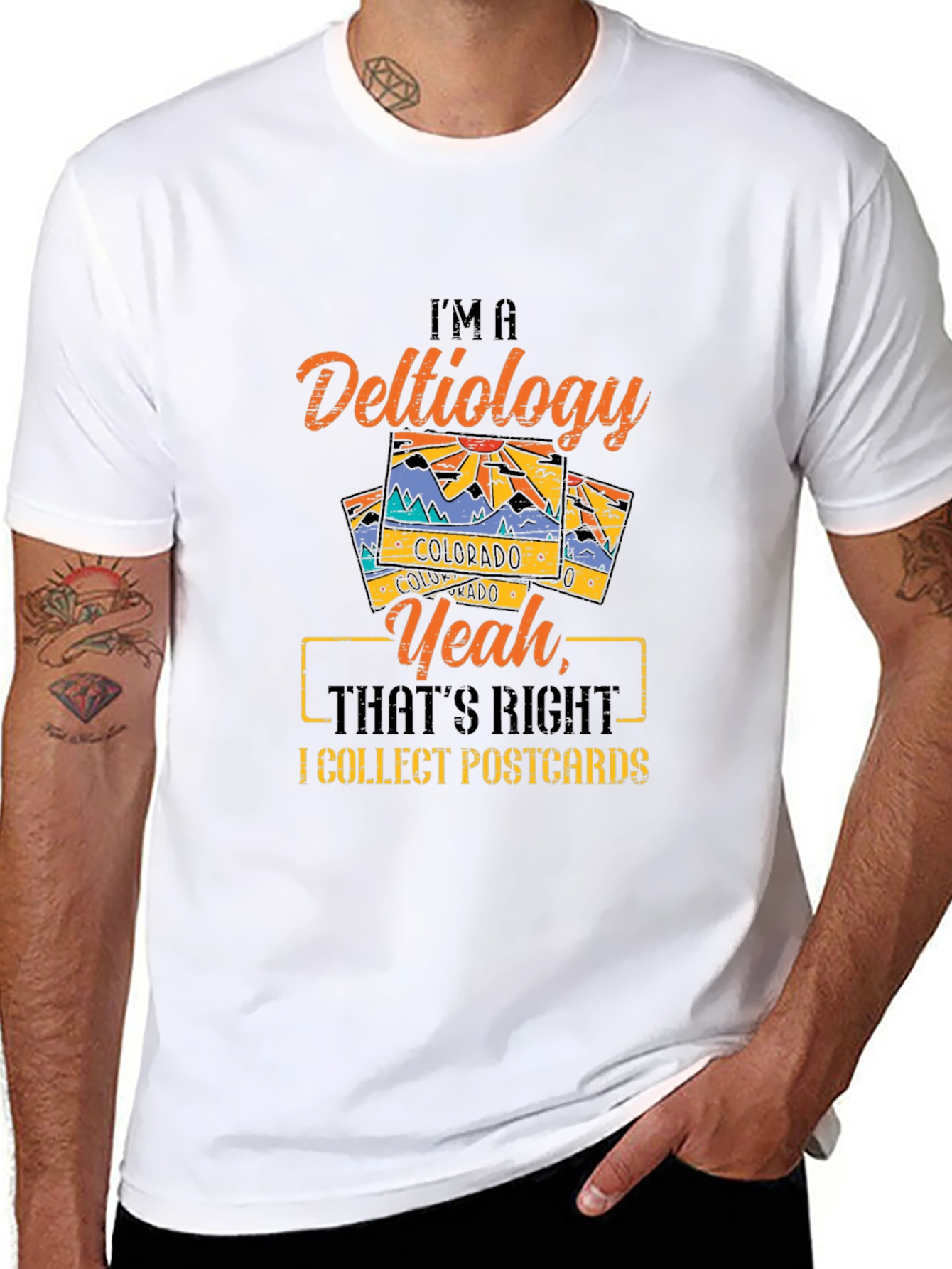 Deltiology Postcard Collector T-Shirt
