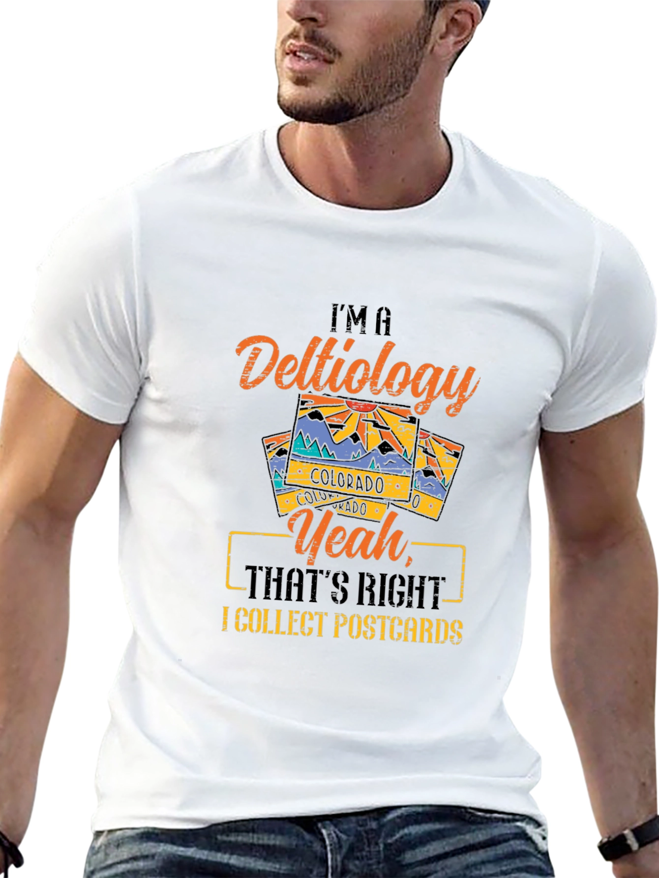 Deltiology Postcard Collector T-Shirt