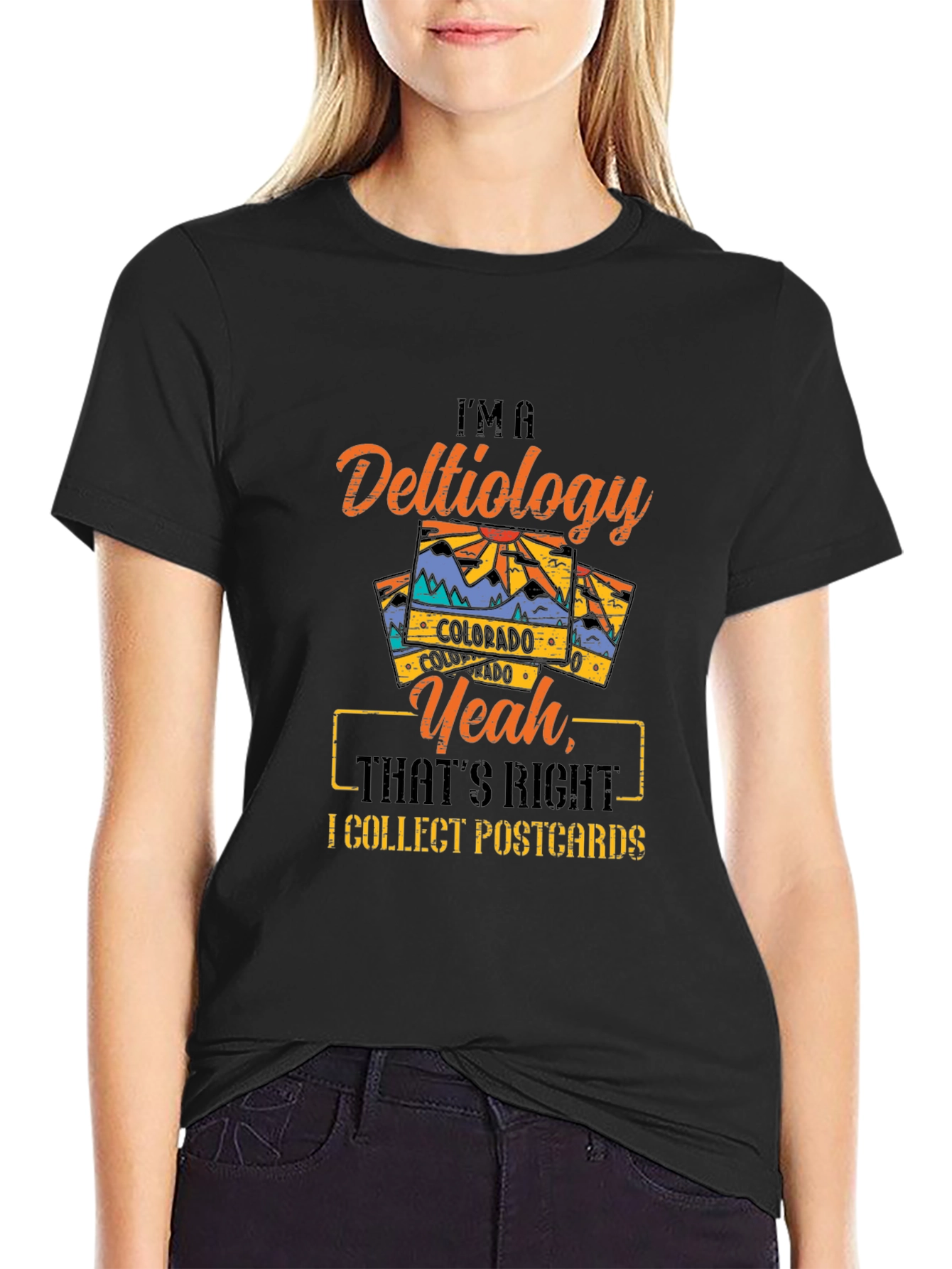 Deltiology Postcard Collector T-Shirt