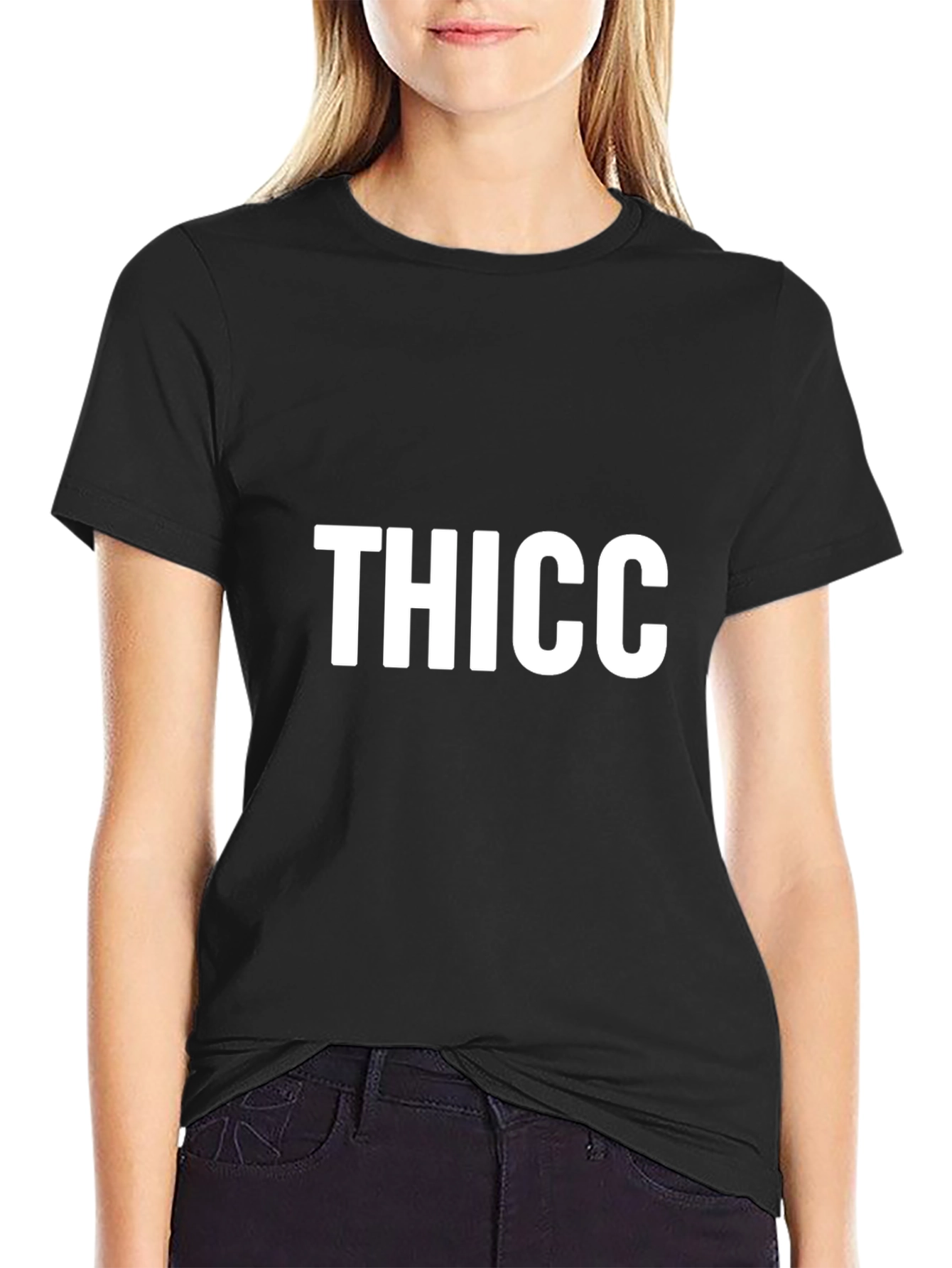 THICC Graphic Tee - Bold Statement Shirt