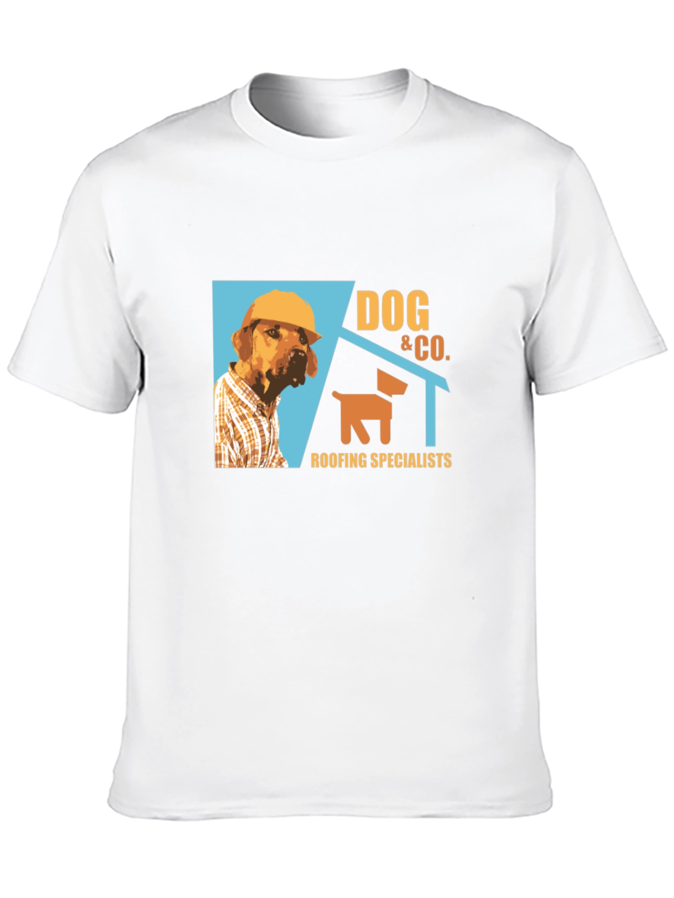 Dog & Co. Roofing T-Shirt - Black Crew Neck