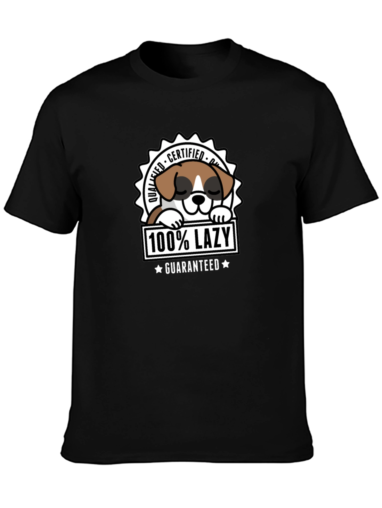 Lazy Dog Certified Funny T-Shirt