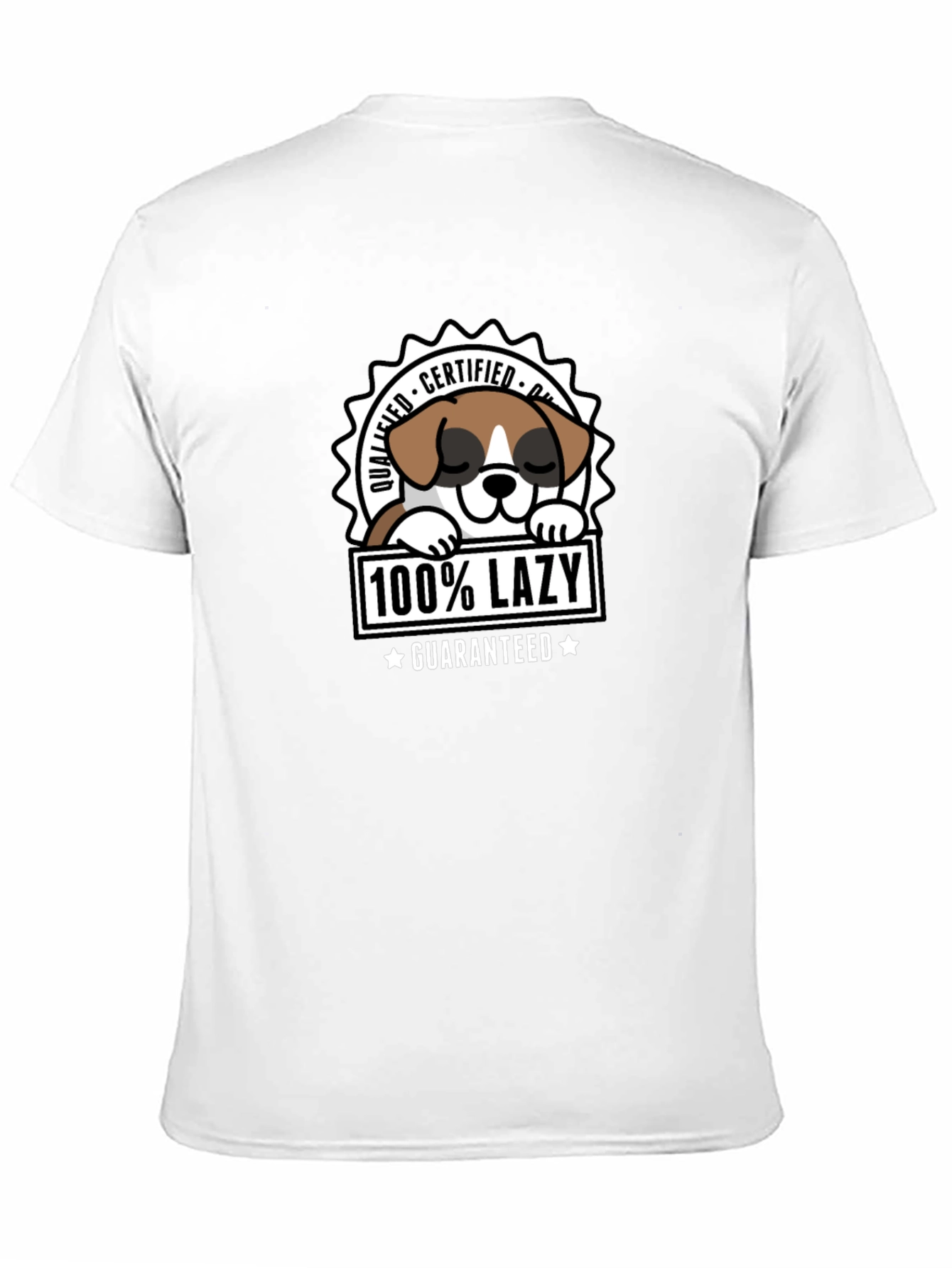Lazy Dog Certified Funny T-Shirt