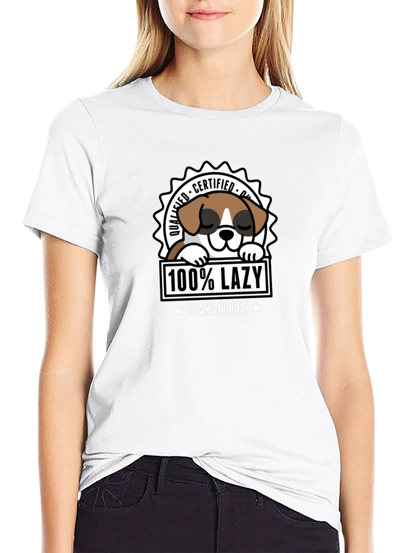 Lazy Dog Certified Funny T-Shirt