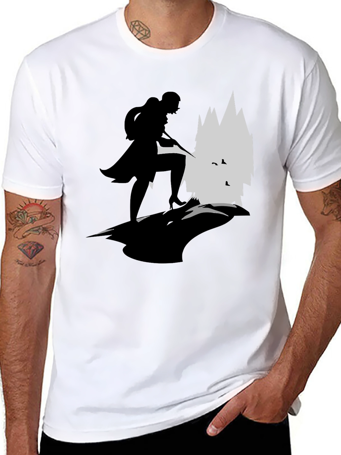Adventure Silhouette Graphic T-Shirt