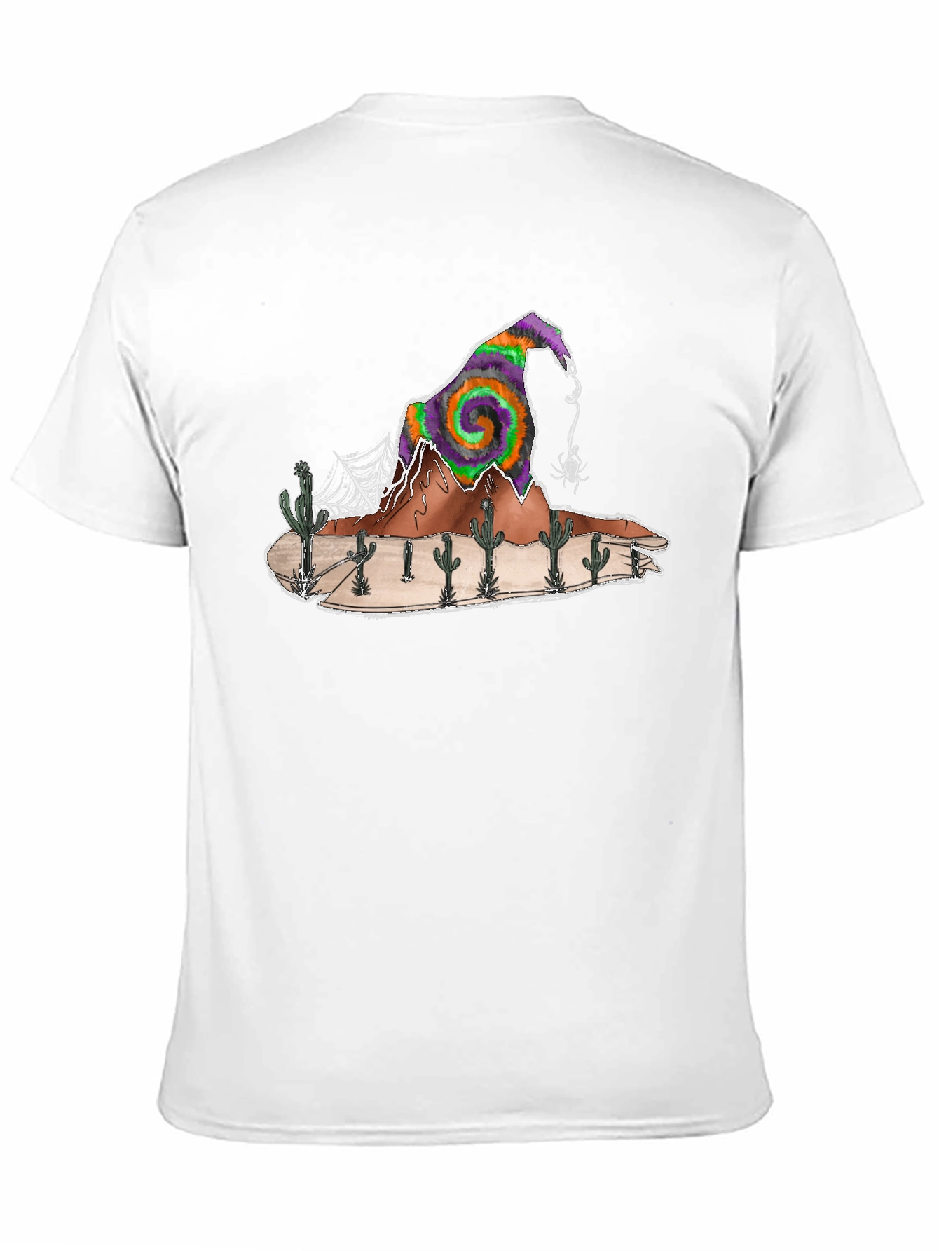 Desert Witch Hat T-Shirt - Halloween Cactus