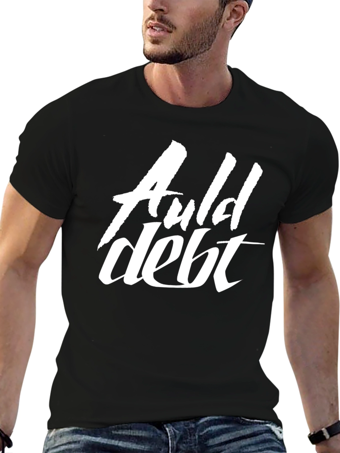 Auld Debt T-Shirt - Classic Black Tee