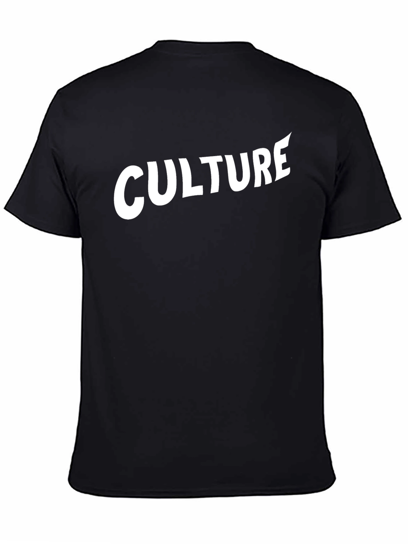Culture Graphic Tee - Stylish Black Cotton T-Shirt