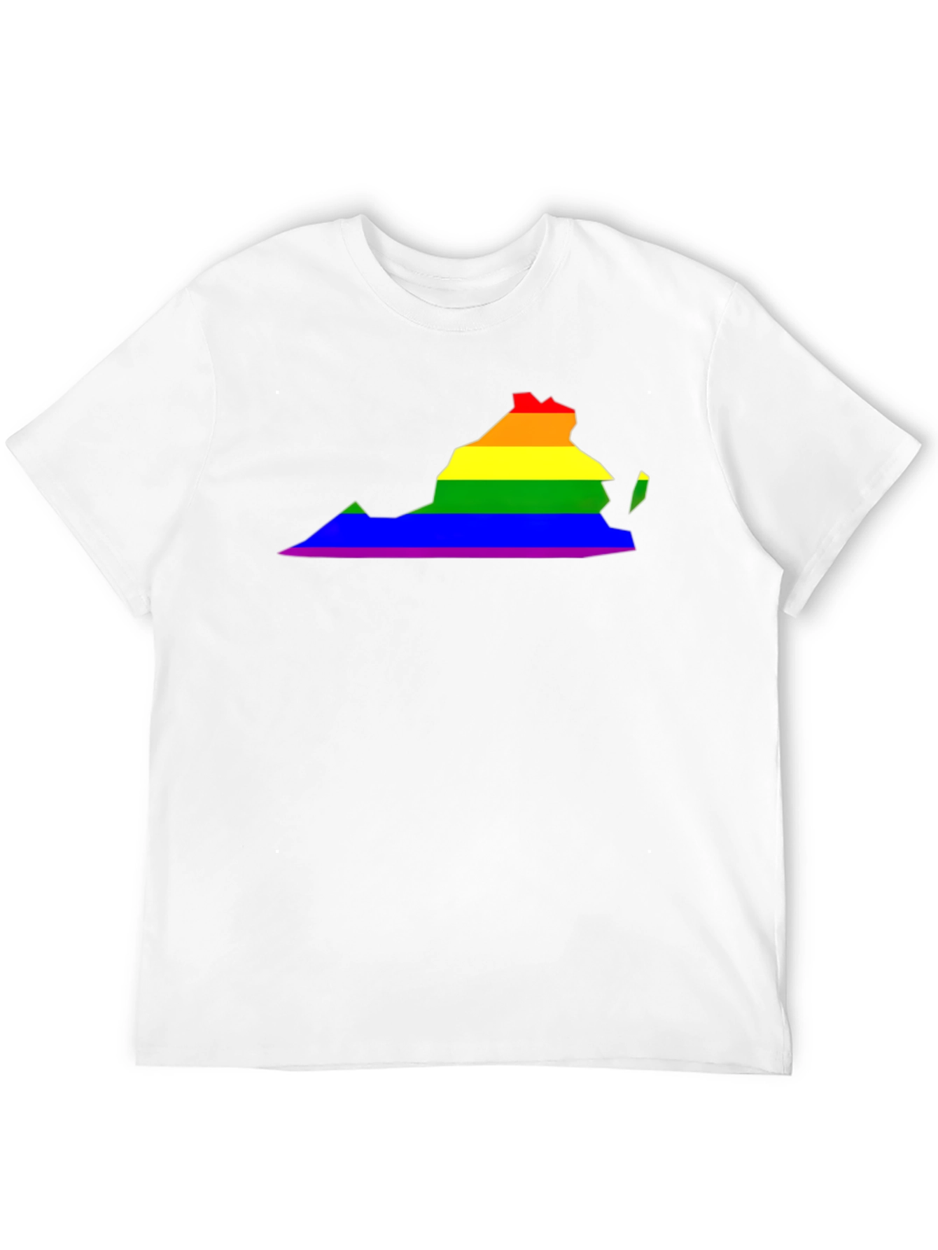 Virginia Pride LGBTQ+ Rainbow State T-Shirt