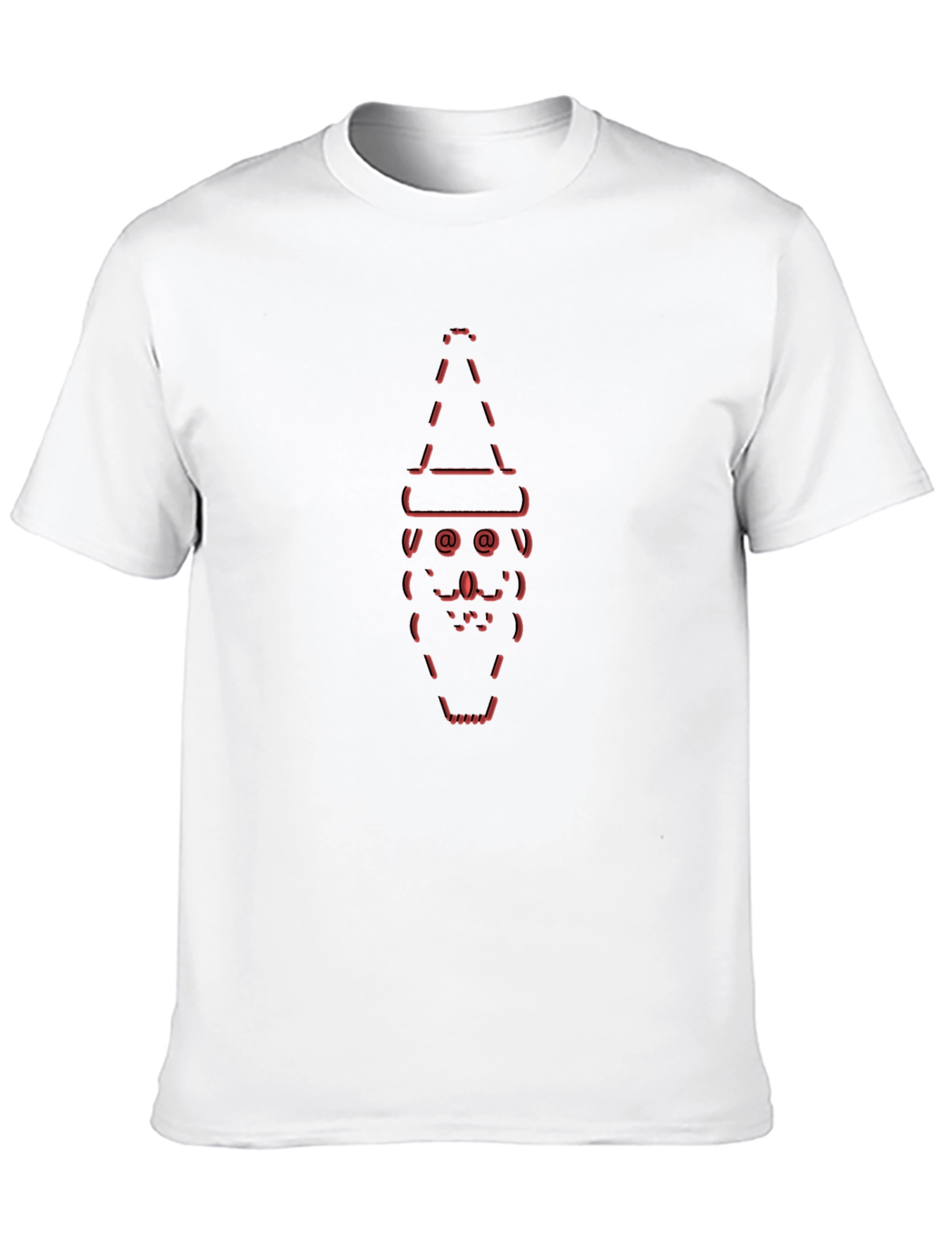 ASCII Santa T-Shirt - Fun Holiday Tee