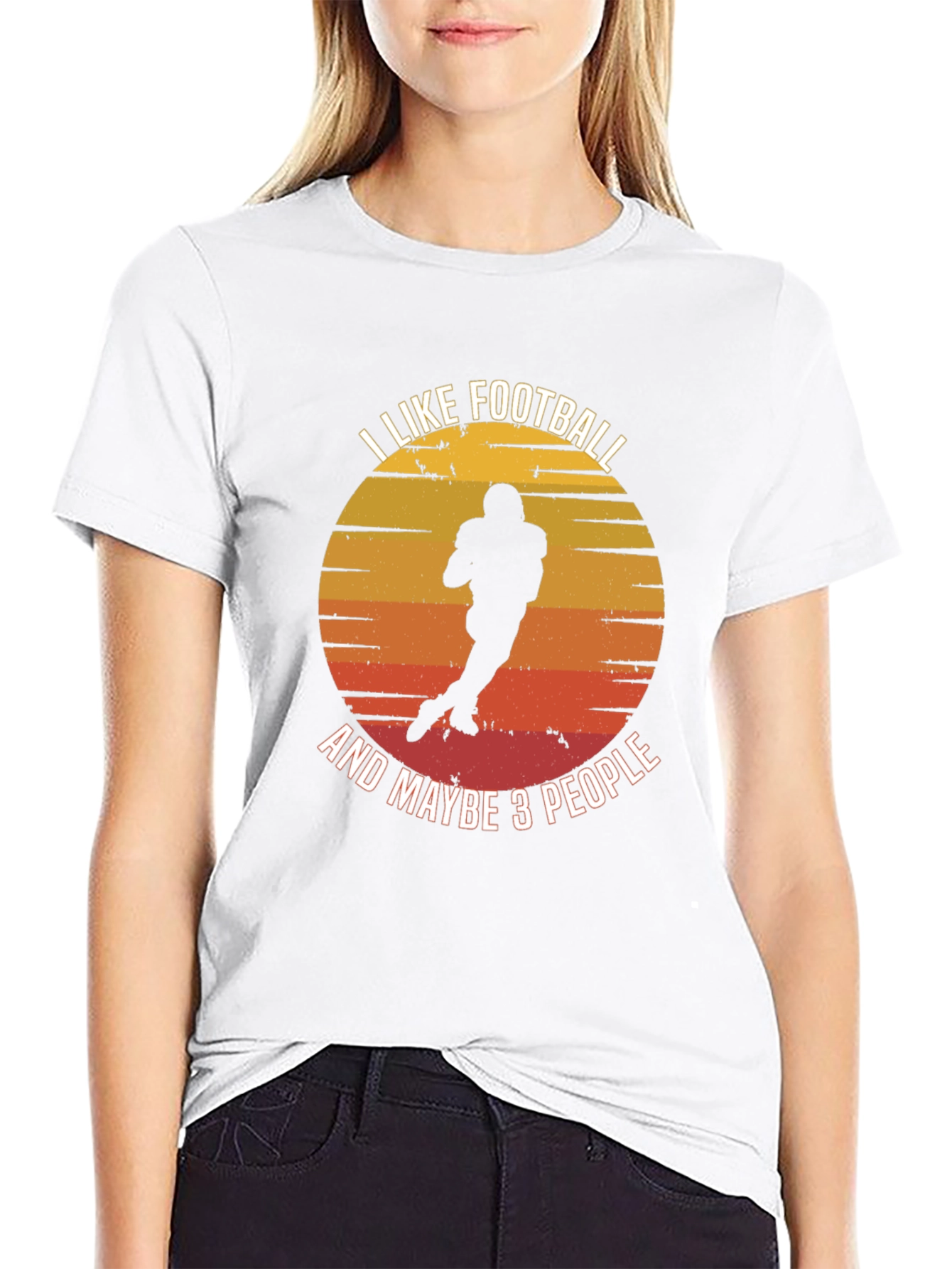 I Like Football And Maybe 3 People T-Shirt