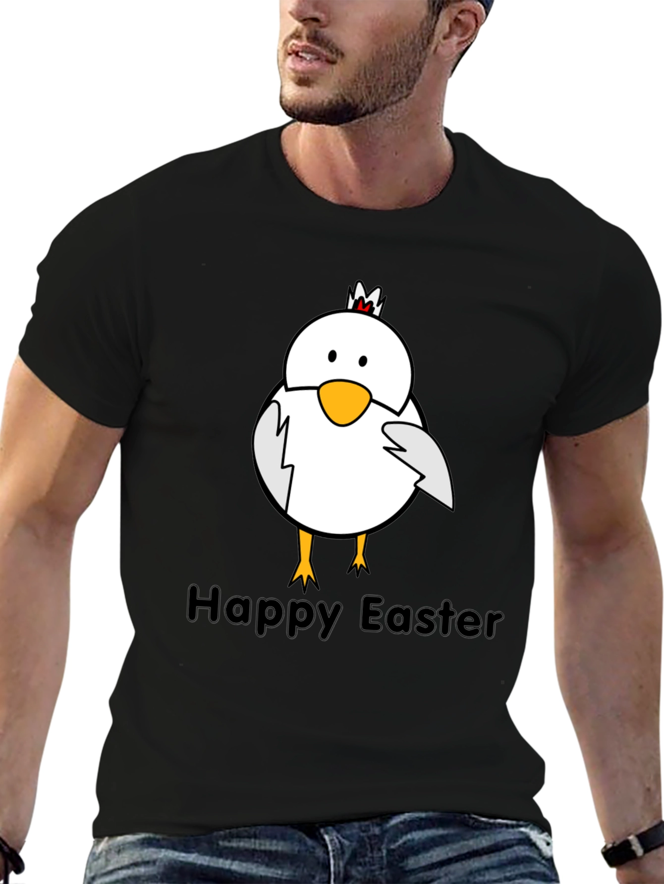 Happy Easter Chick Graphic Tee