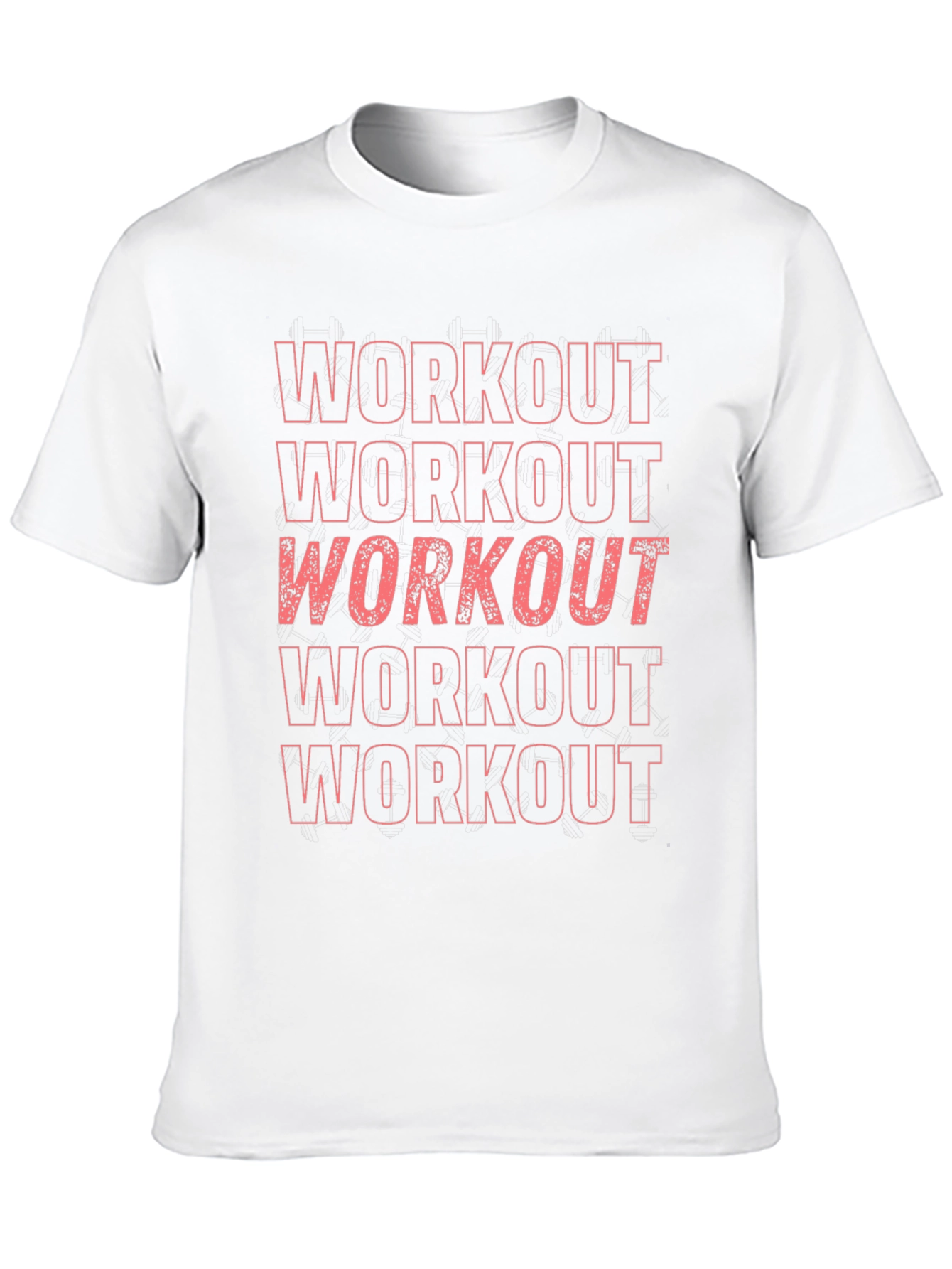 Workout Graphic Tee - Mens Fitness Shirt