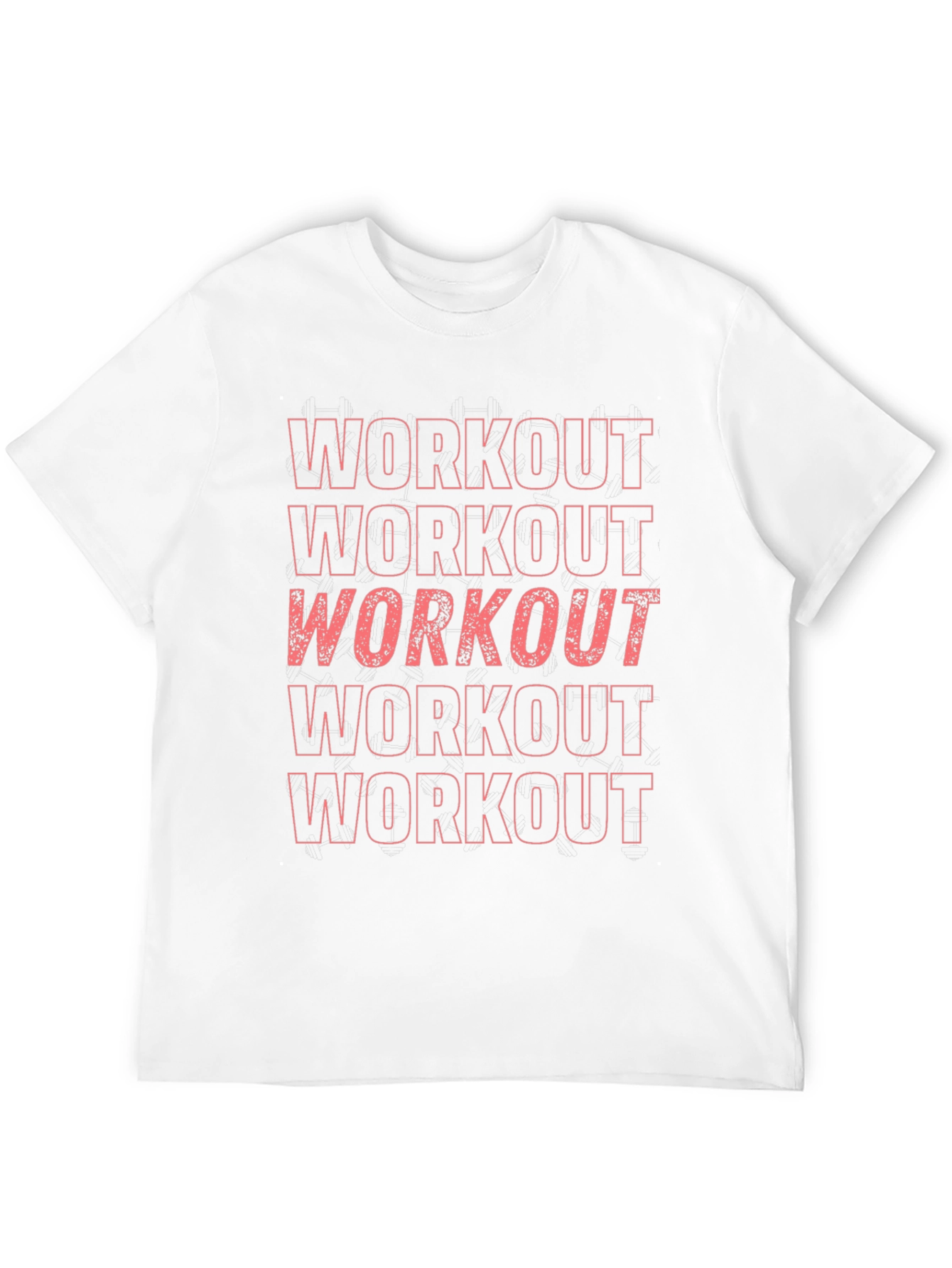 Workout Graphic Tee - Mens Fitness Shirt