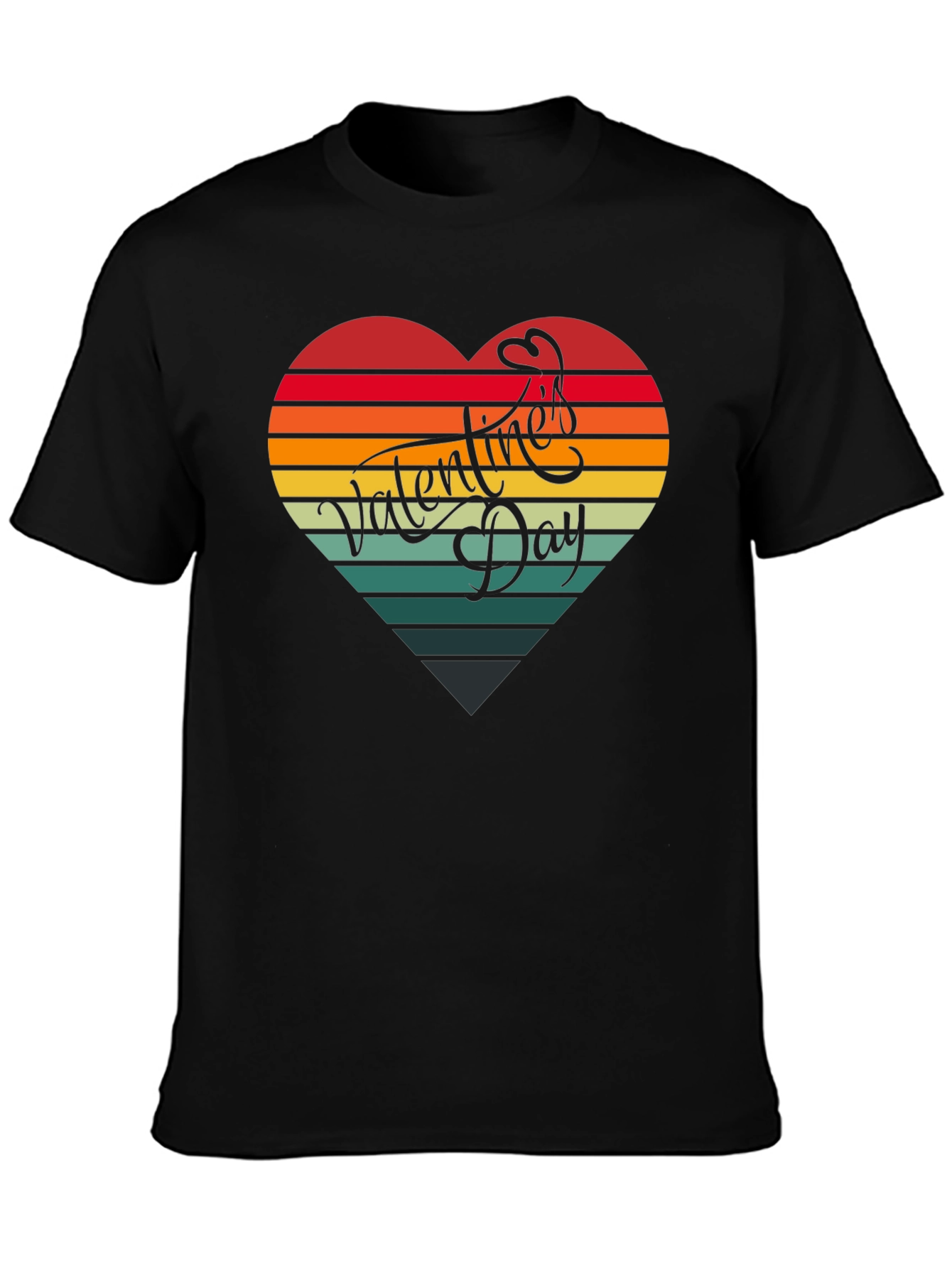 Valentines Day Heart Graphic Tee
