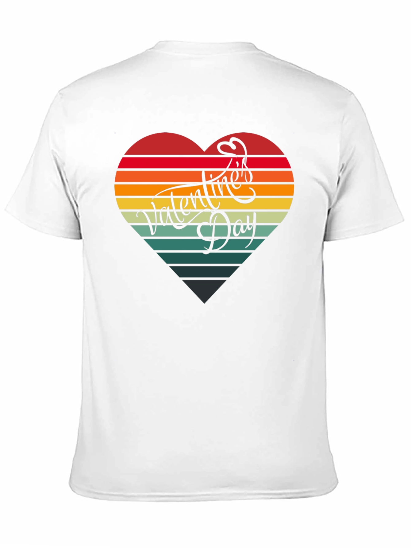 Valentines Day Heart Graphic Tee
