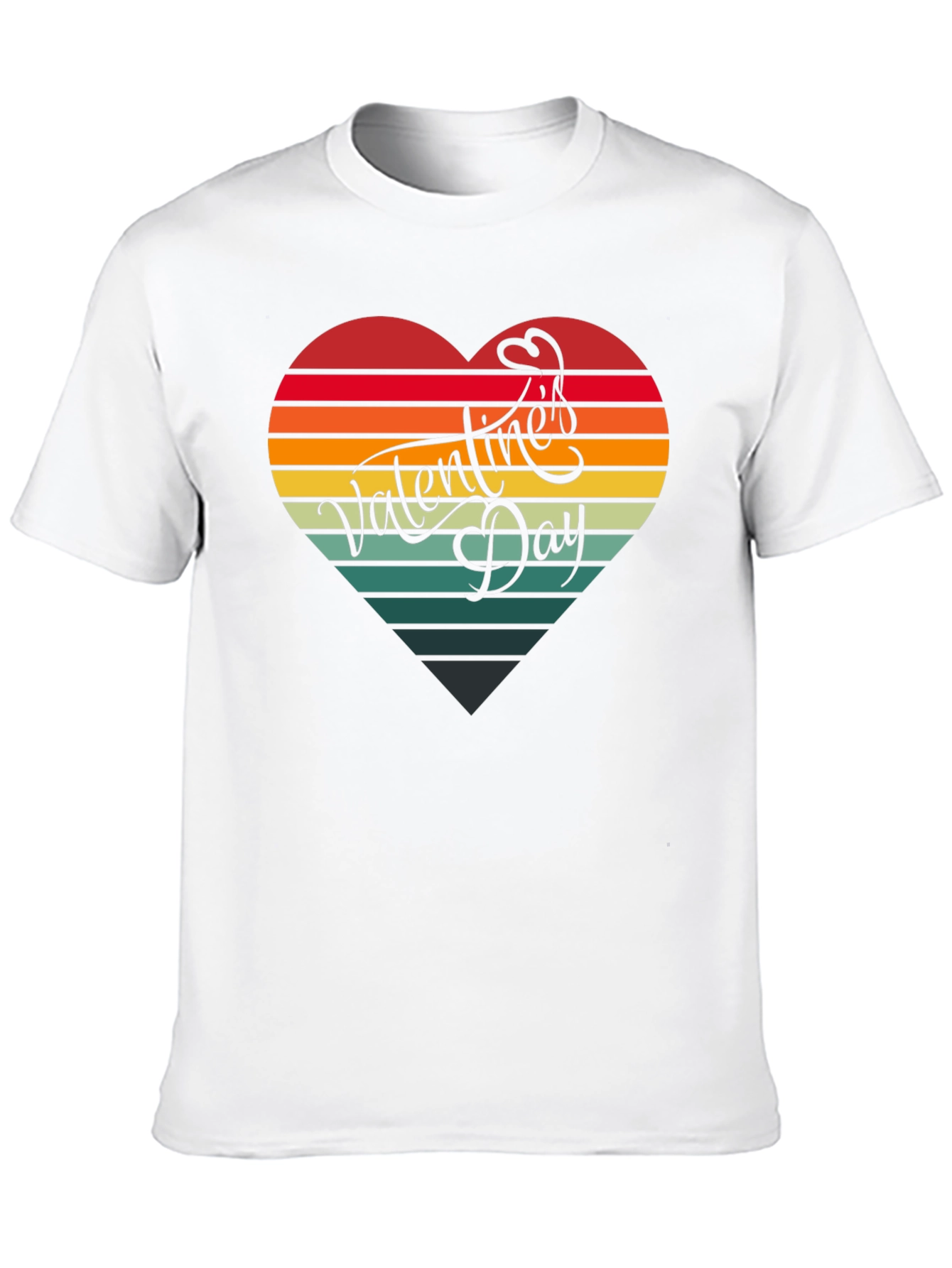 Valentines Day Heart Graphic Tee