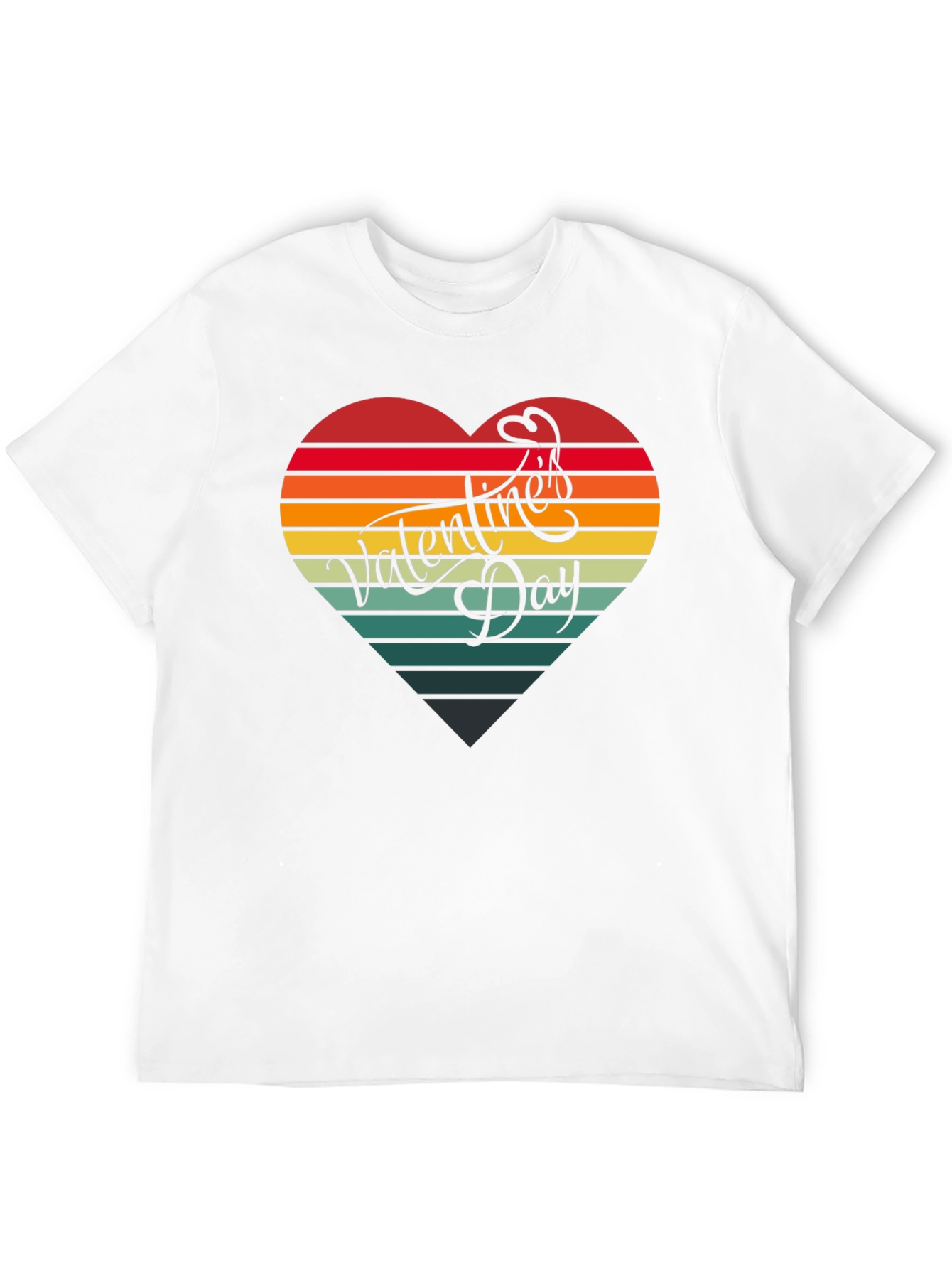 Valentines Day Heart Graphic Tee