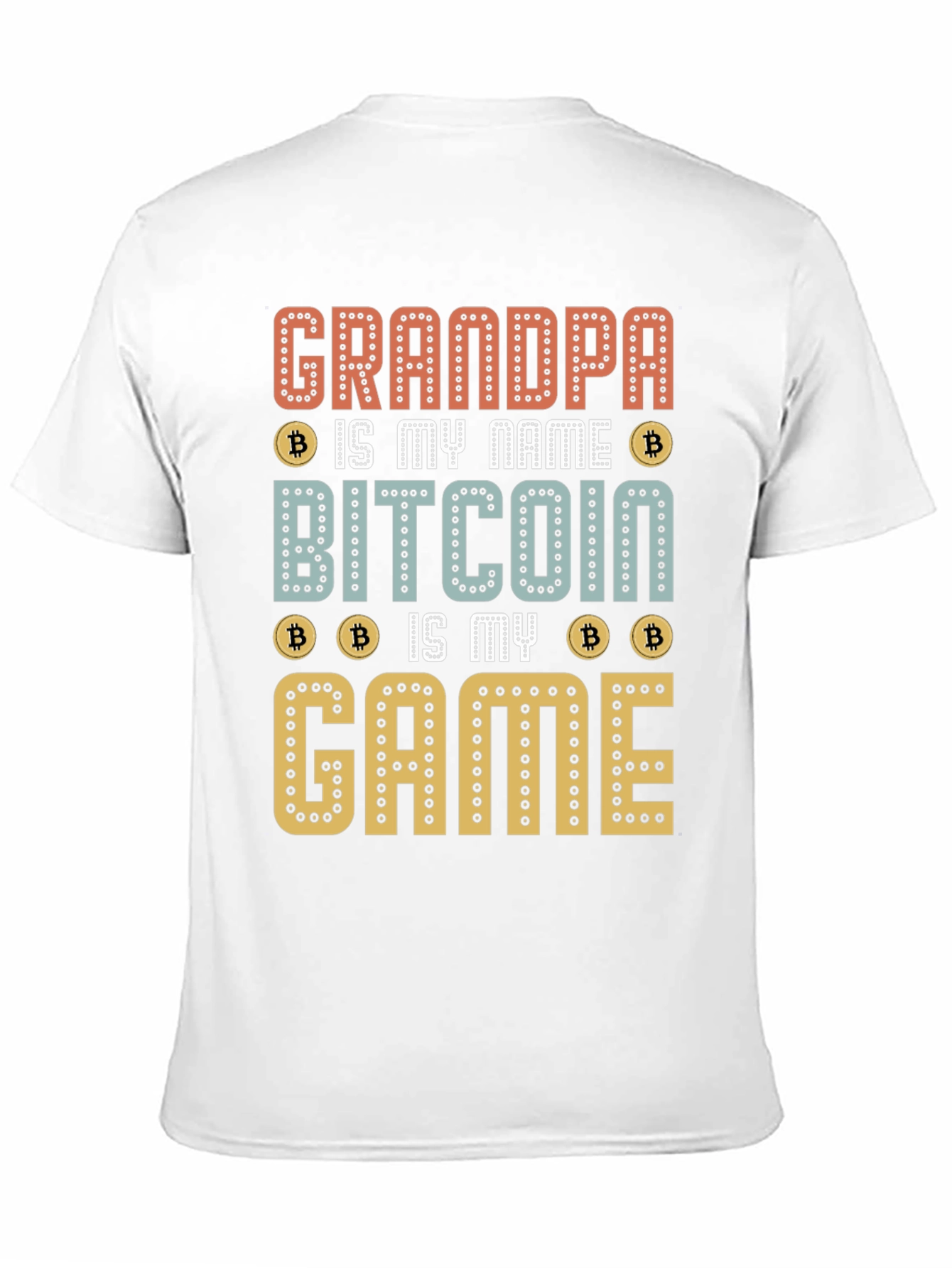 Grandpa Bitcoin Game T-Shirt - Crypto Lover Gift