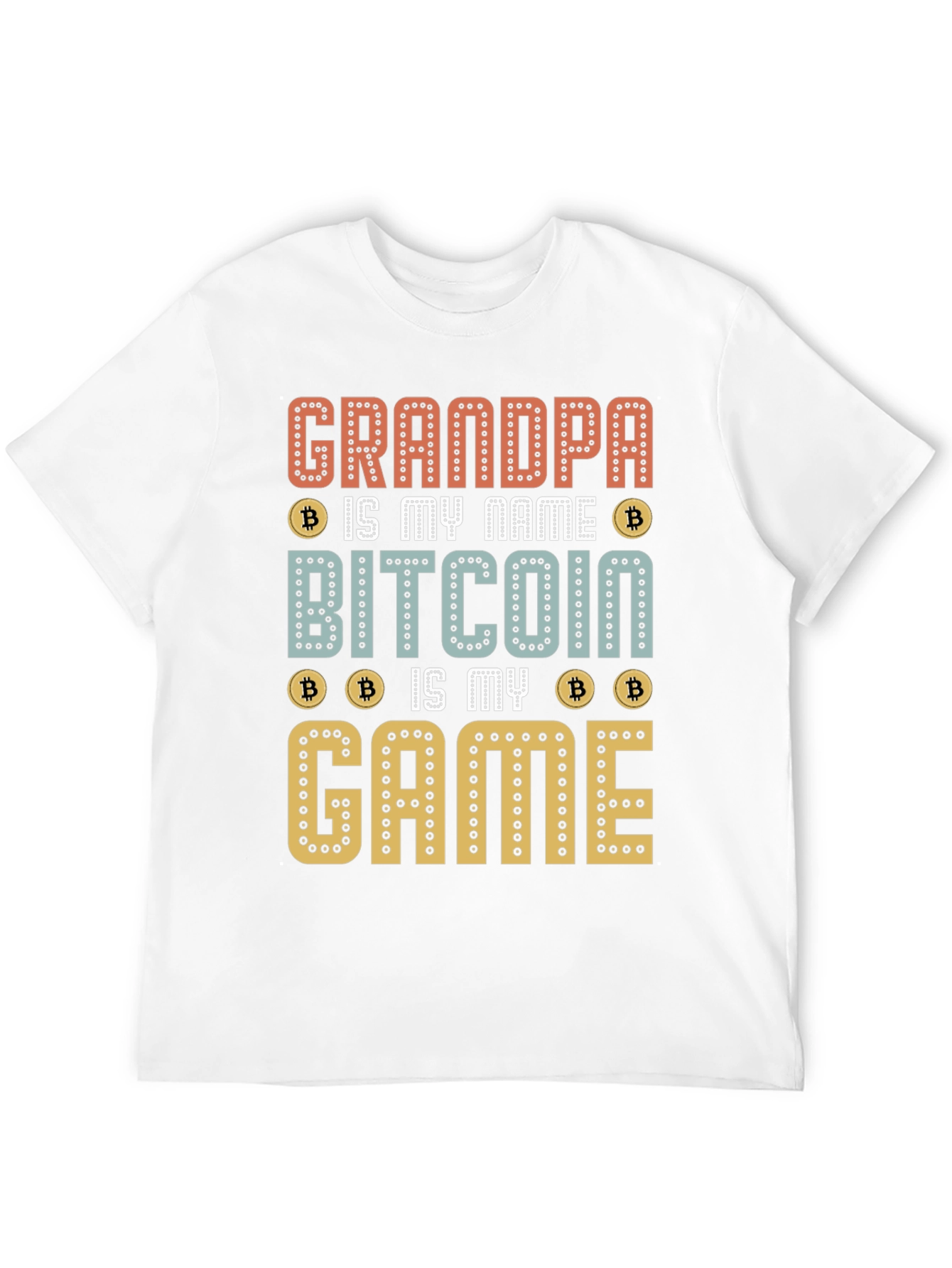 Grandpa Bitcoin Game T-Shirt - Crypto Lover Gift