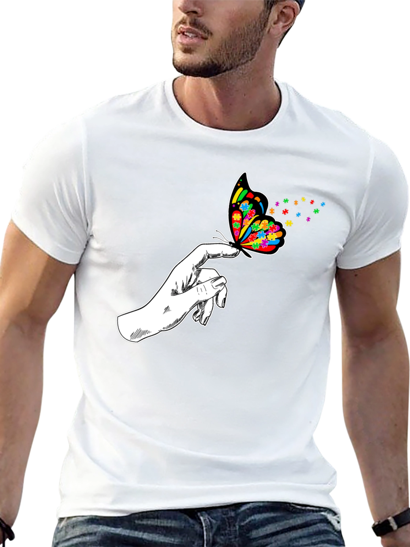 Autism Awareness Butterfly T-Shirt