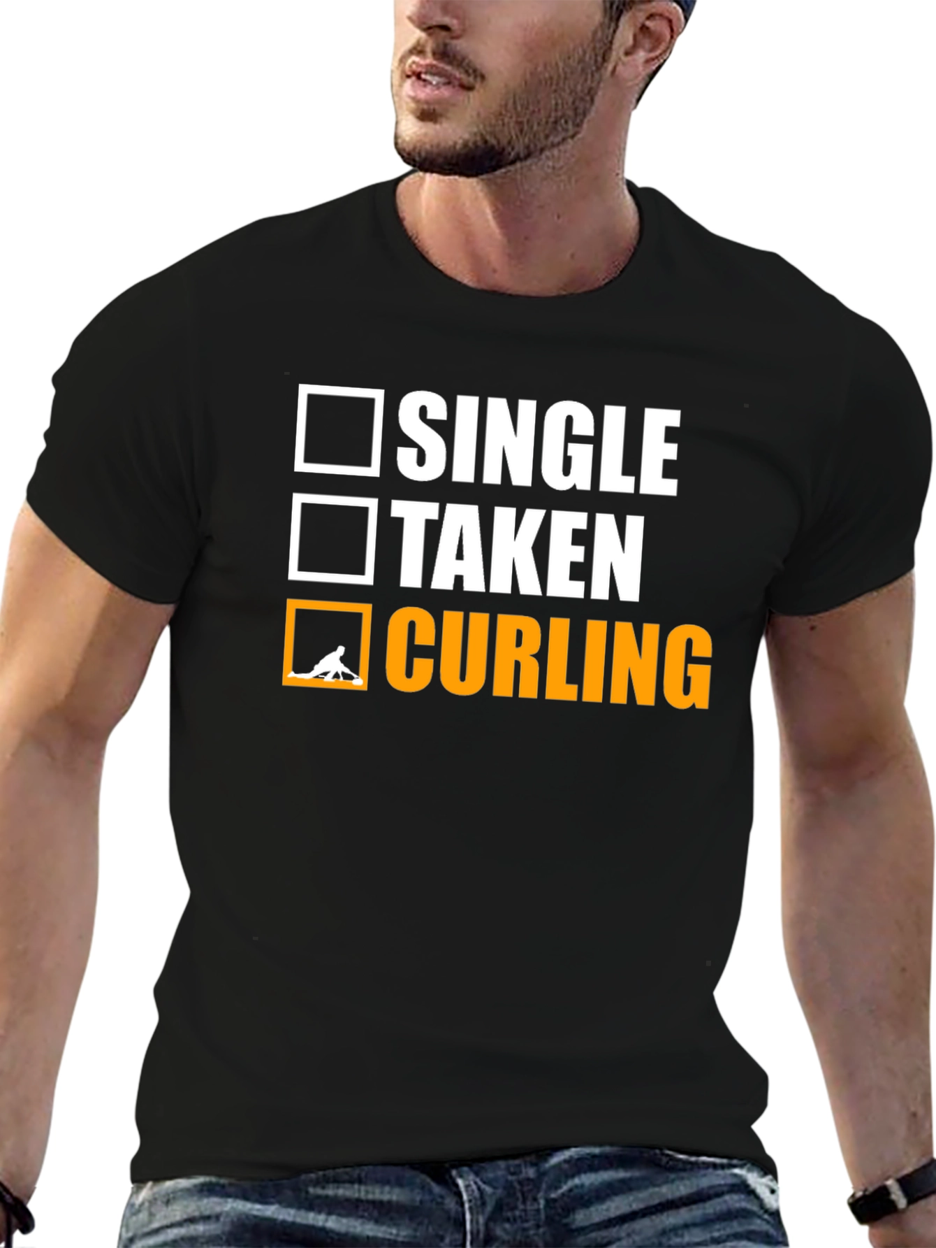 Curling T-Shirt - Single Taken Curling Tee