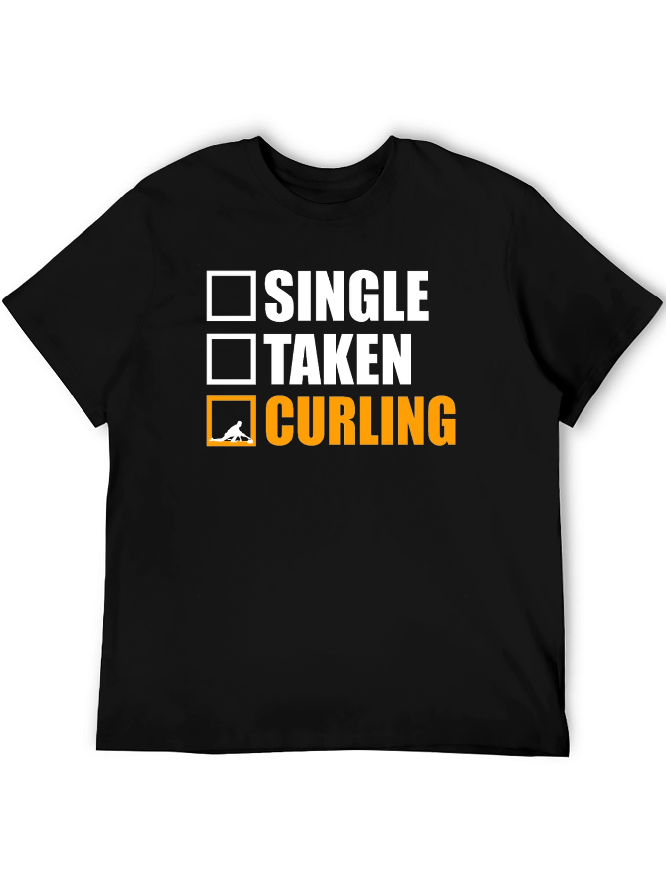 Curling T-Shirt - Single Taken Curling Tee