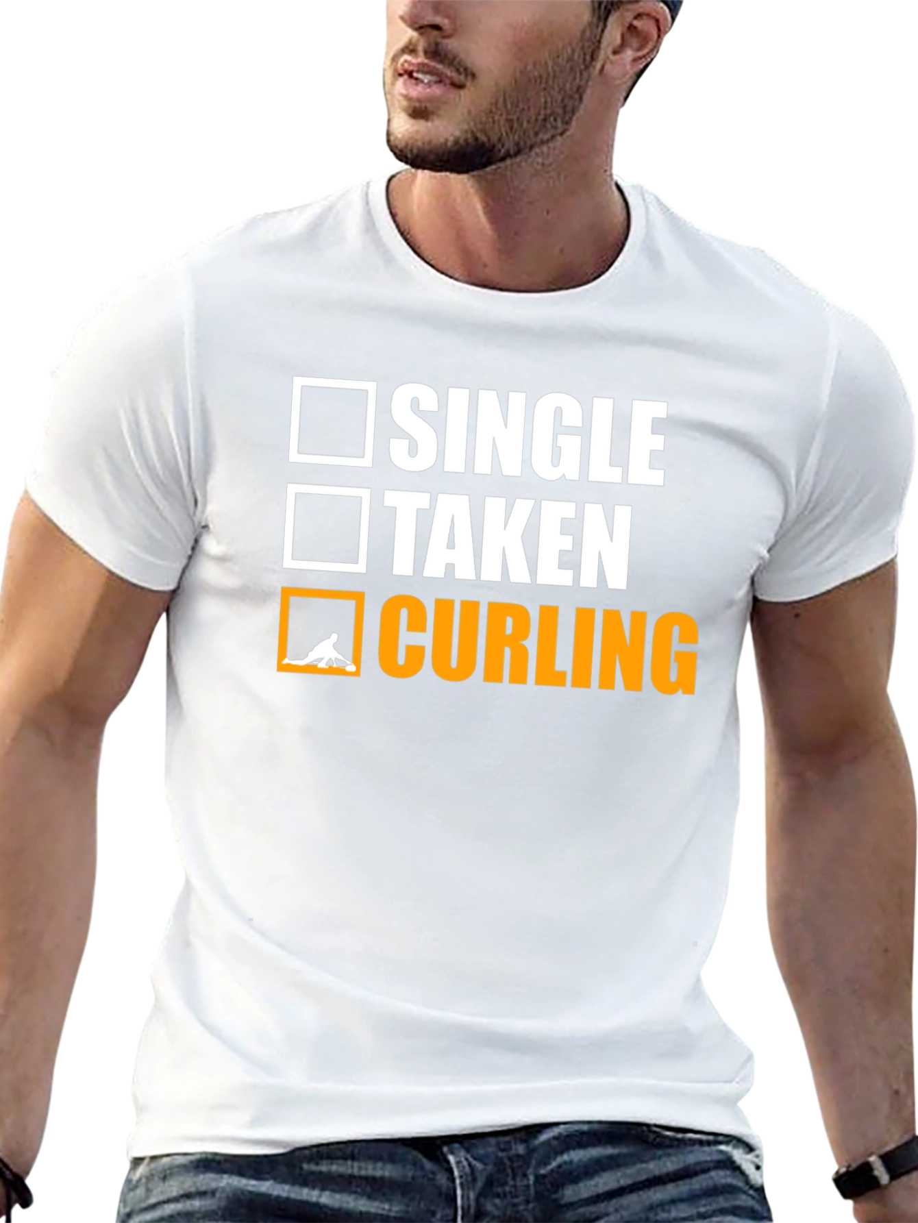 Curling T-Shirt - Single Taken Curling Tee