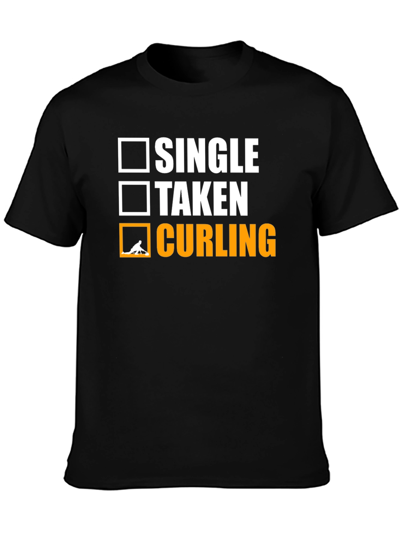 Curling T-Shirt - Single Taken Curling Tee