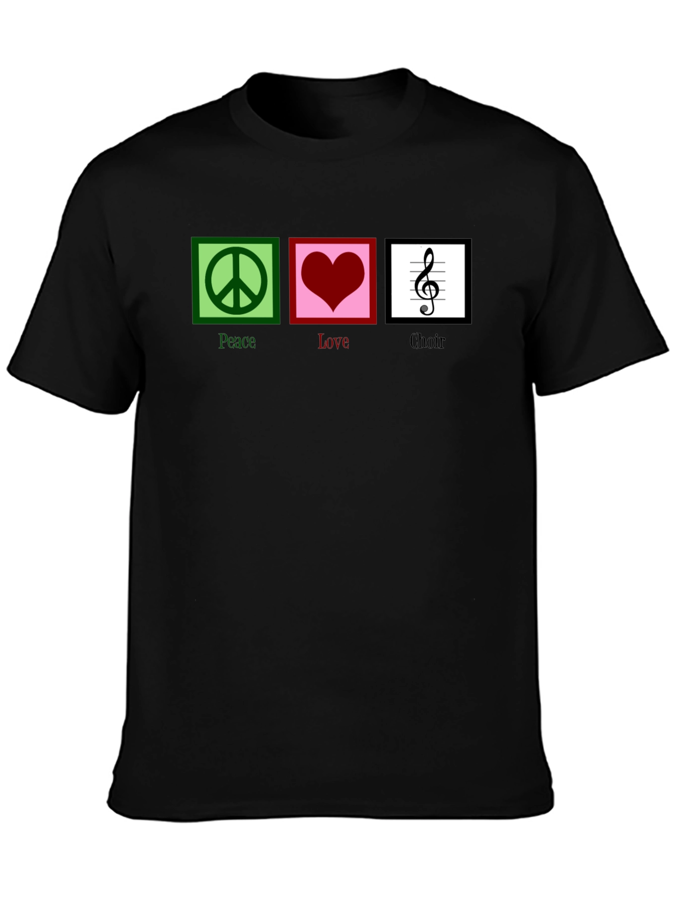 Peace Love Choir Graphic T-Shirt