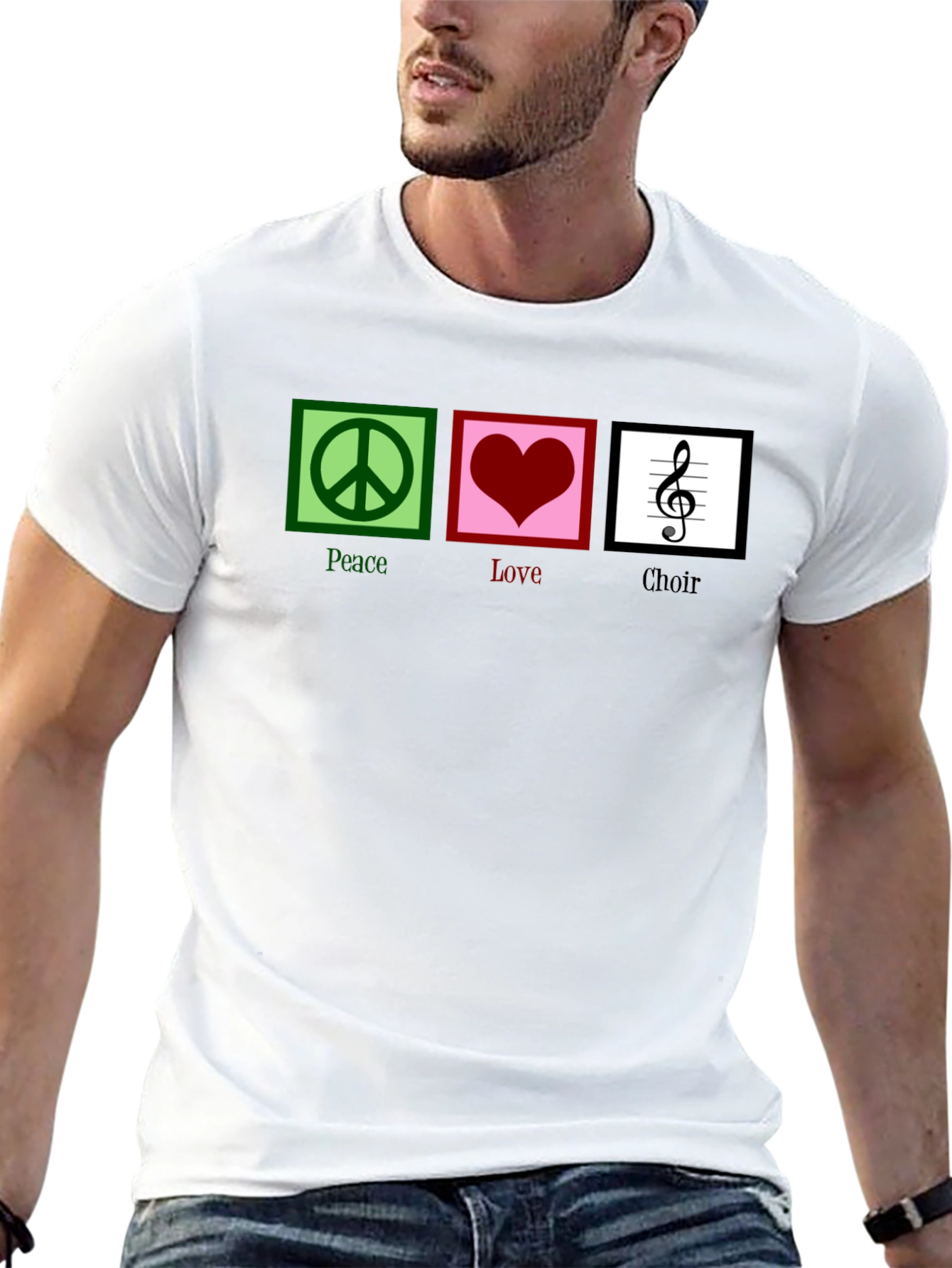 Peace Love Choir Graphic T-Shirt