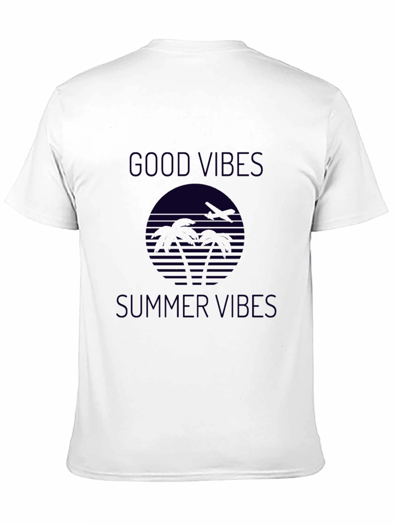 Good Vibes Summer Graphic Tee - Black