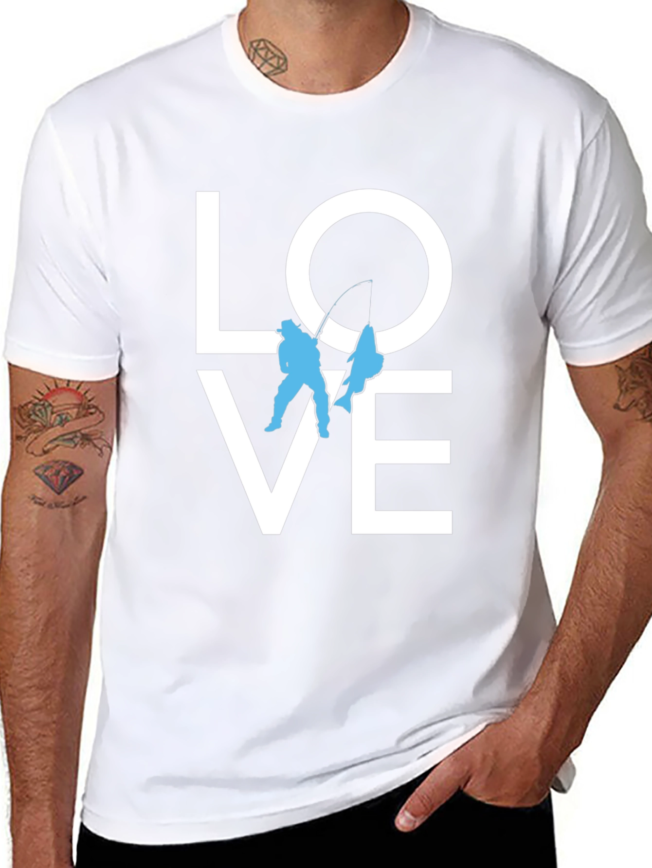 Love Fishing T-Shirt - Angler Graphic Tee