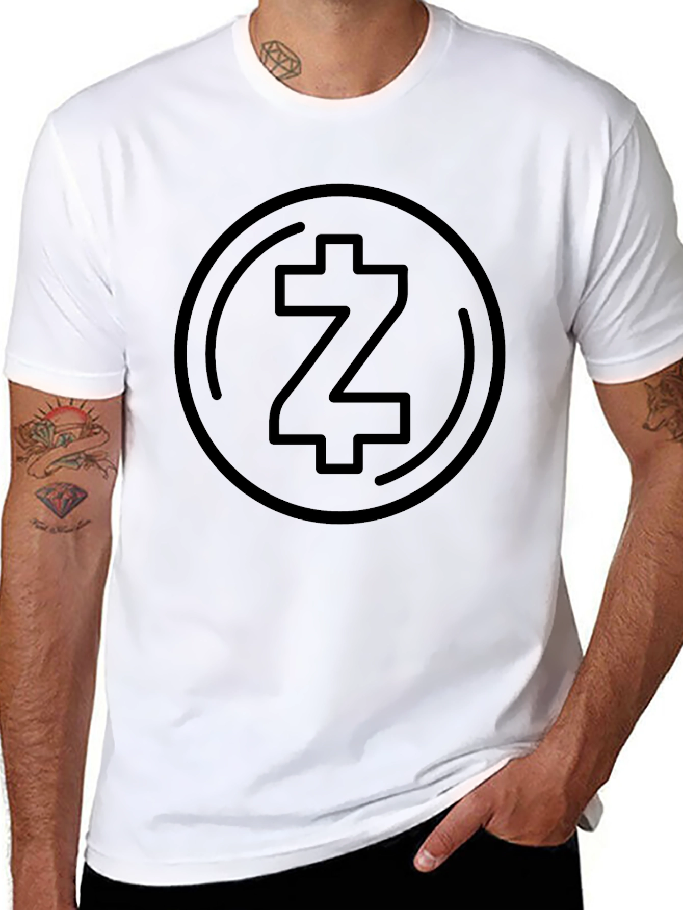 ZCash Logo Black T-Shirt