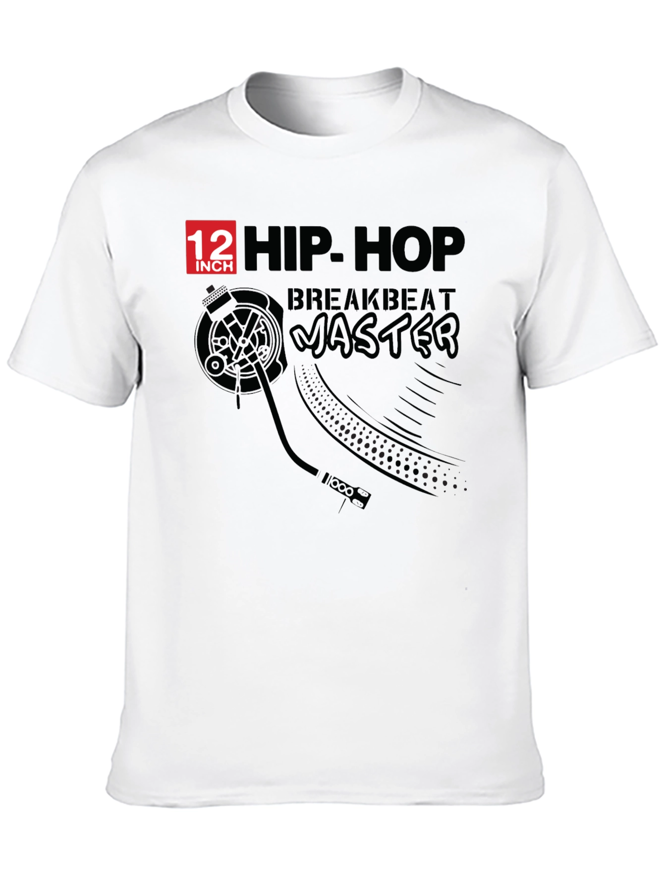 Hip Hop Breakbeat Master Black T-Shirt