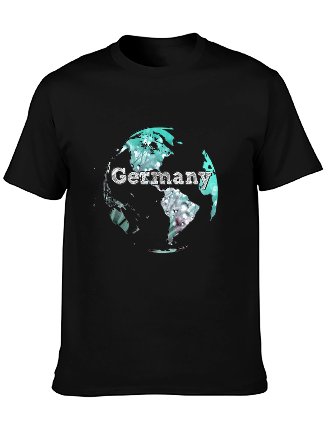 Germany Globe Graphic Print T-Shirt