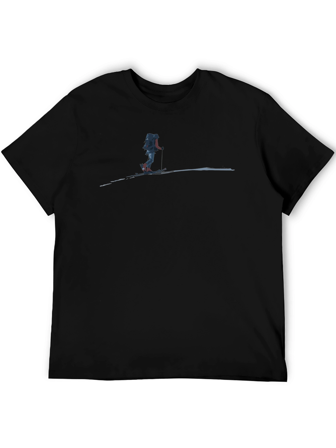 Mountain Skier Graphic T-Shirt