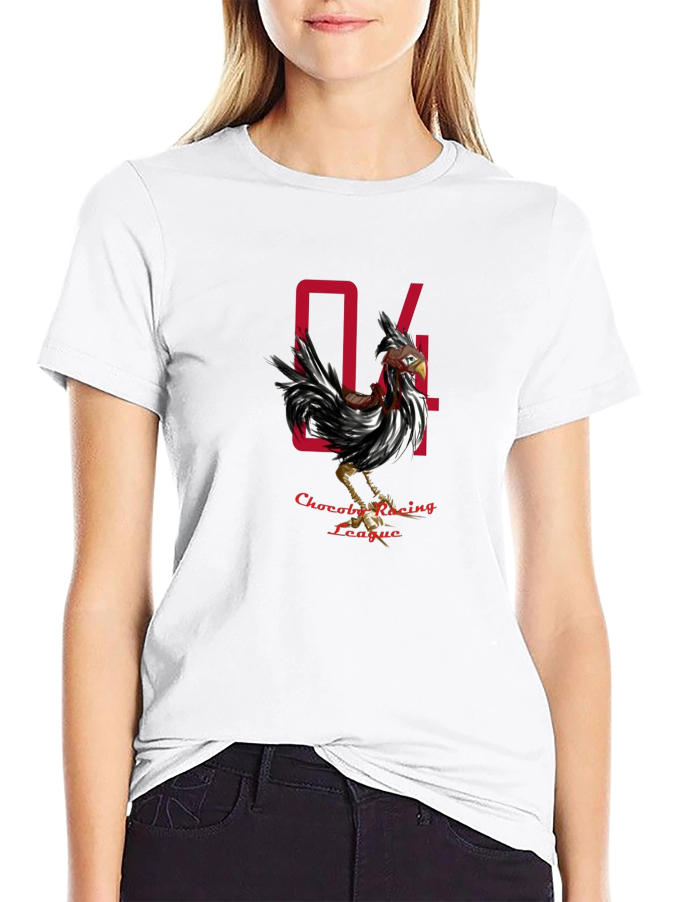 Chocobo Racing League Black T-Shirt