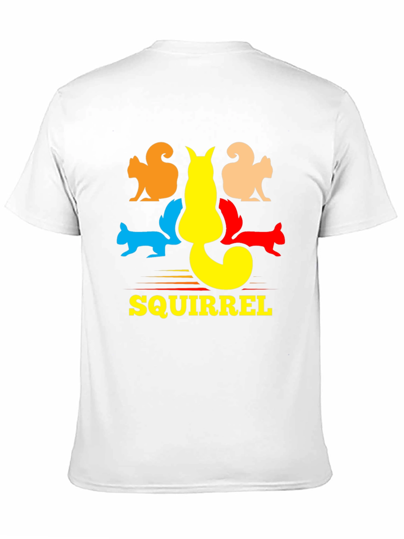 Squirrel Graphic T-Shirt - Black Cotton Tee